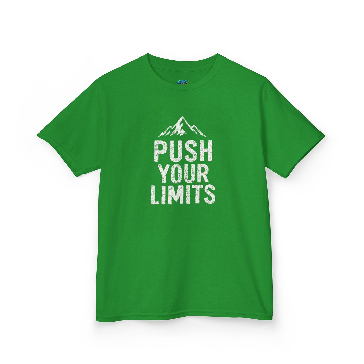 Push Your Limits Hiking Mountain Boys' Heavy Cotton T-Shirt