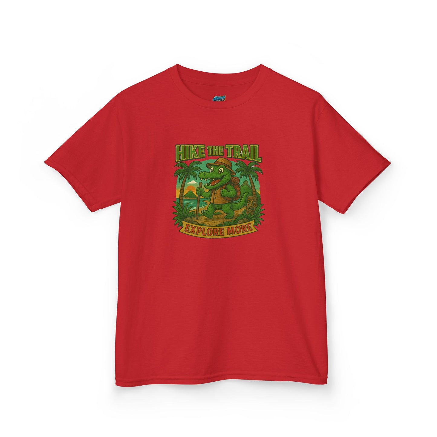 Hike the Trail Gator Hiking Boys' Heavy Cotton T-Shirt