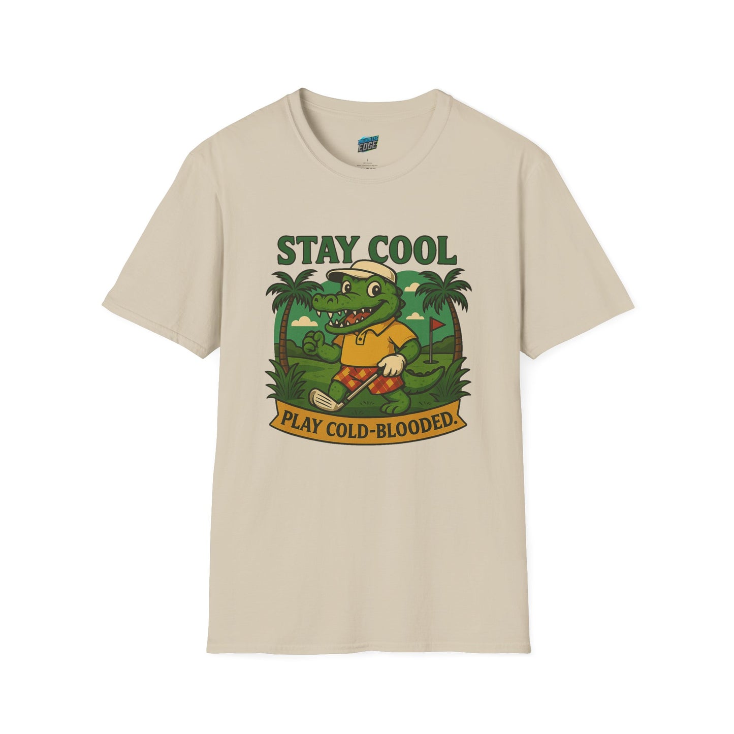 Stay Cool. Play Cold-Blooded Gator Golf Men's Basic T-Shirt