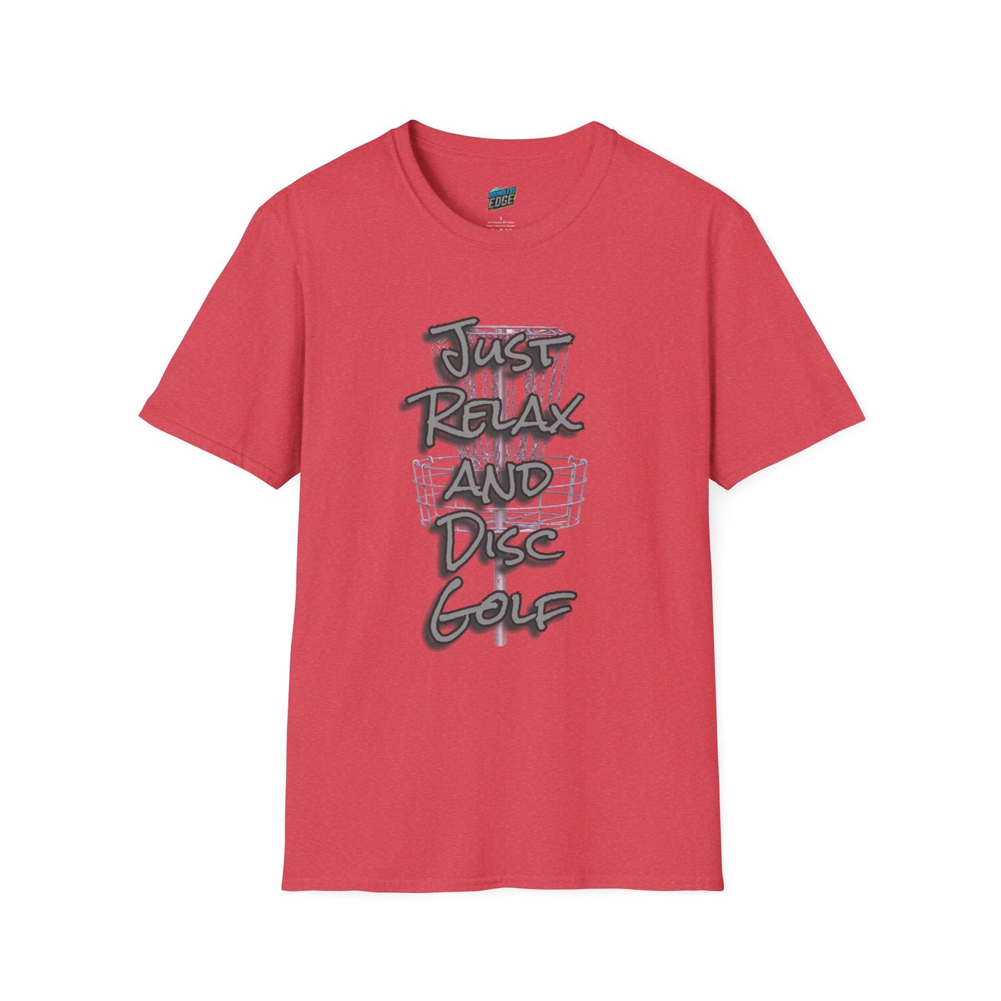 Just Relax and Disc Golf Humor Men's Basic Softstyle T-Shirt