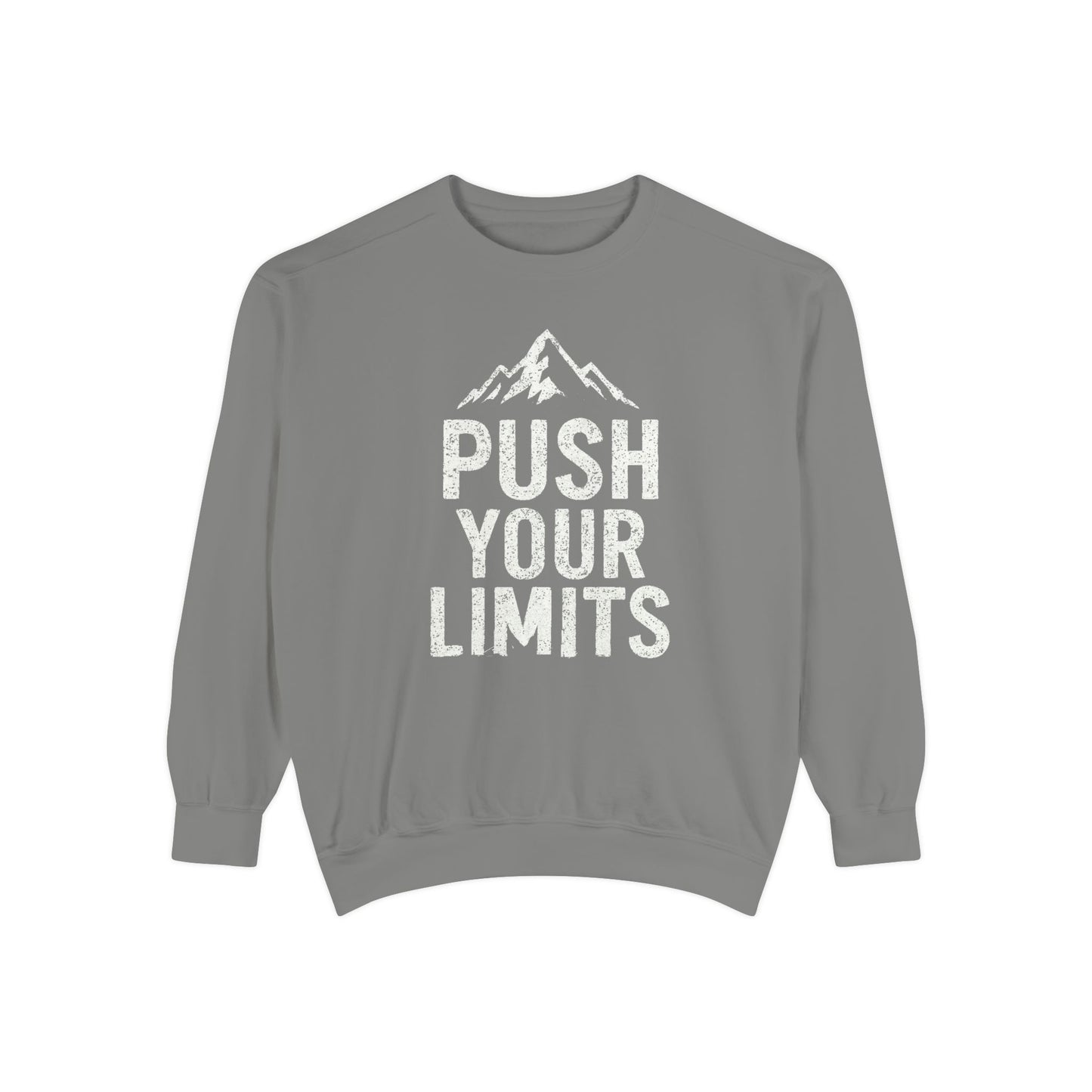 Push Your Limits Vintage Wash Women's Premium Crewneck Sweatshirt