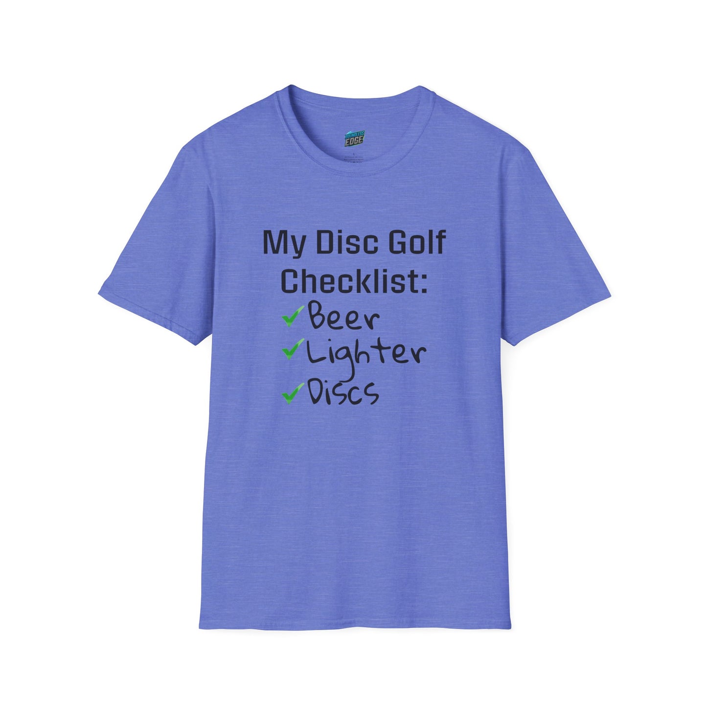 My Disc Golf Checklist Disc Golf Humor Men's Basic T-Shirt