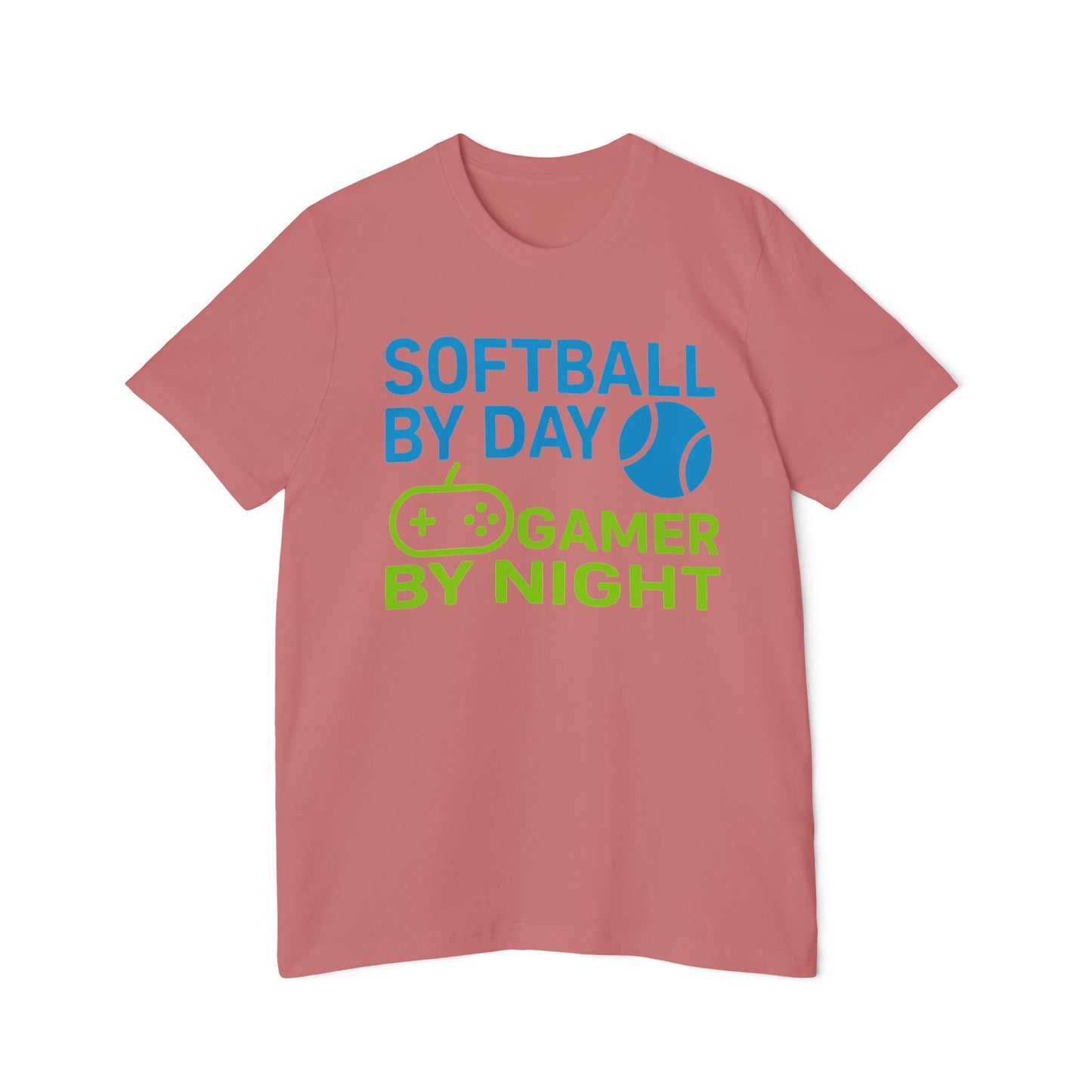 Softball by Day, Gamer by Night Women's Premium T-Shirt