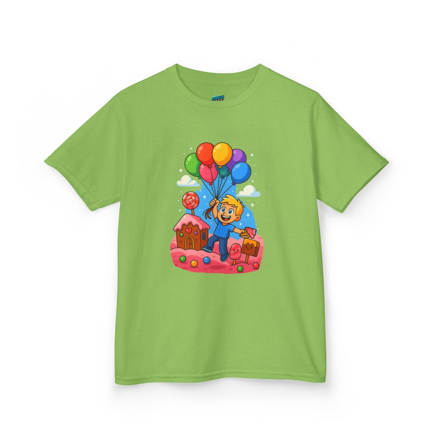 Candyland Lift-Off Playing with Danger Boys' Heavy Cotton T-Shirt