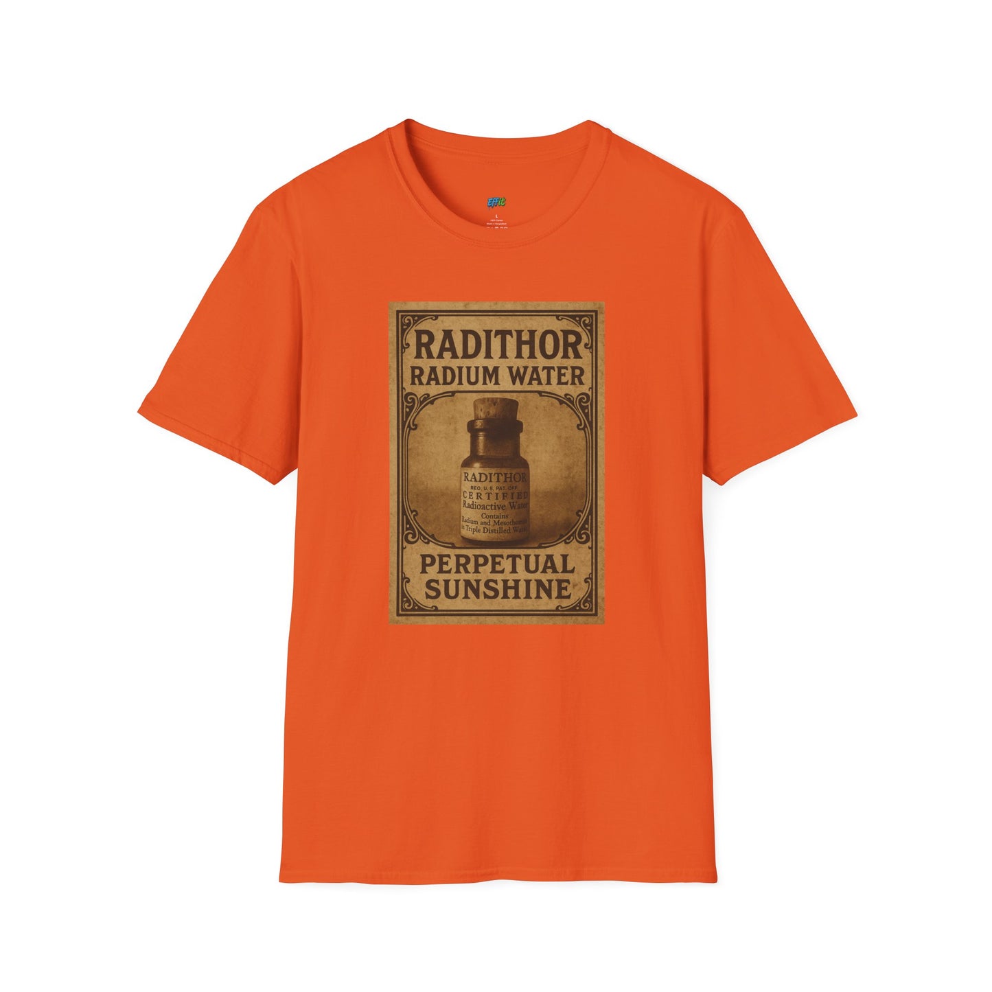 Radithor Ad Humor Vintage Men's Basic T-Shirt