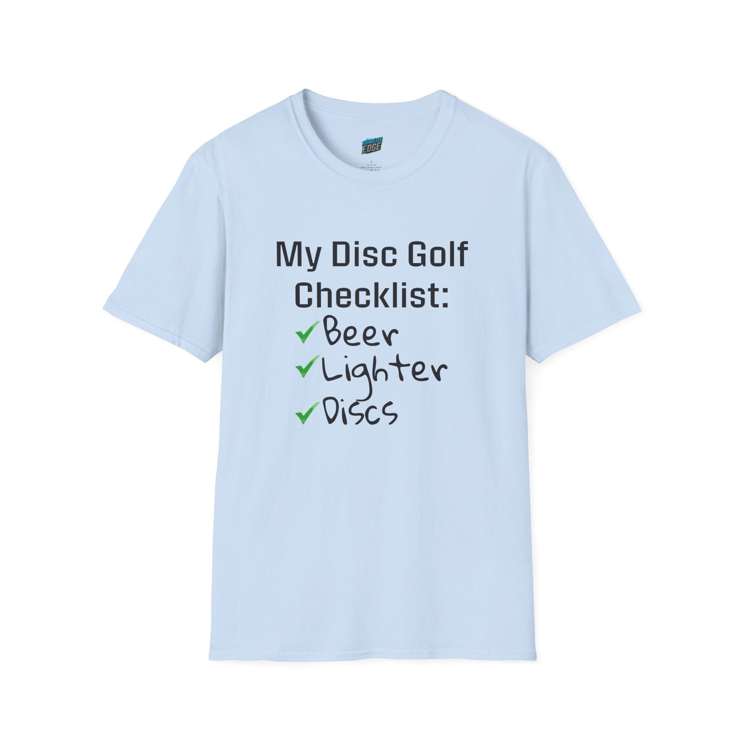 My Disc Golf Checklist Disc Golf Humor Men's Basic T-Shirt