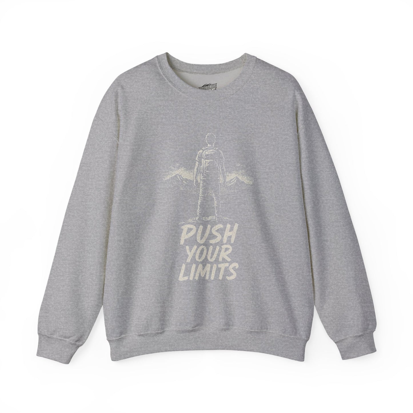 Summit Edition Push Your Limits Hiking Men's Basic Crewneck Sweatshirt