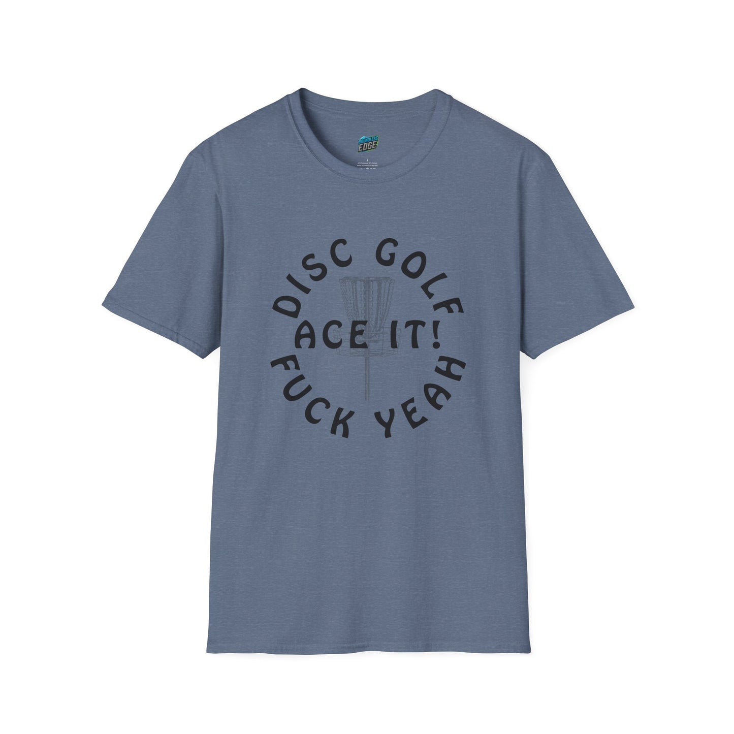 Disc Golf F*** Yeah Adult Humor Men's Basic Softstyle T-Shirt