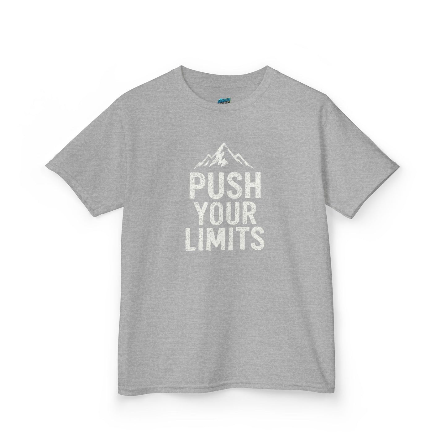 Push Your Limits Hiking Mountain Boys' Heavy Cotton T-Shirt
