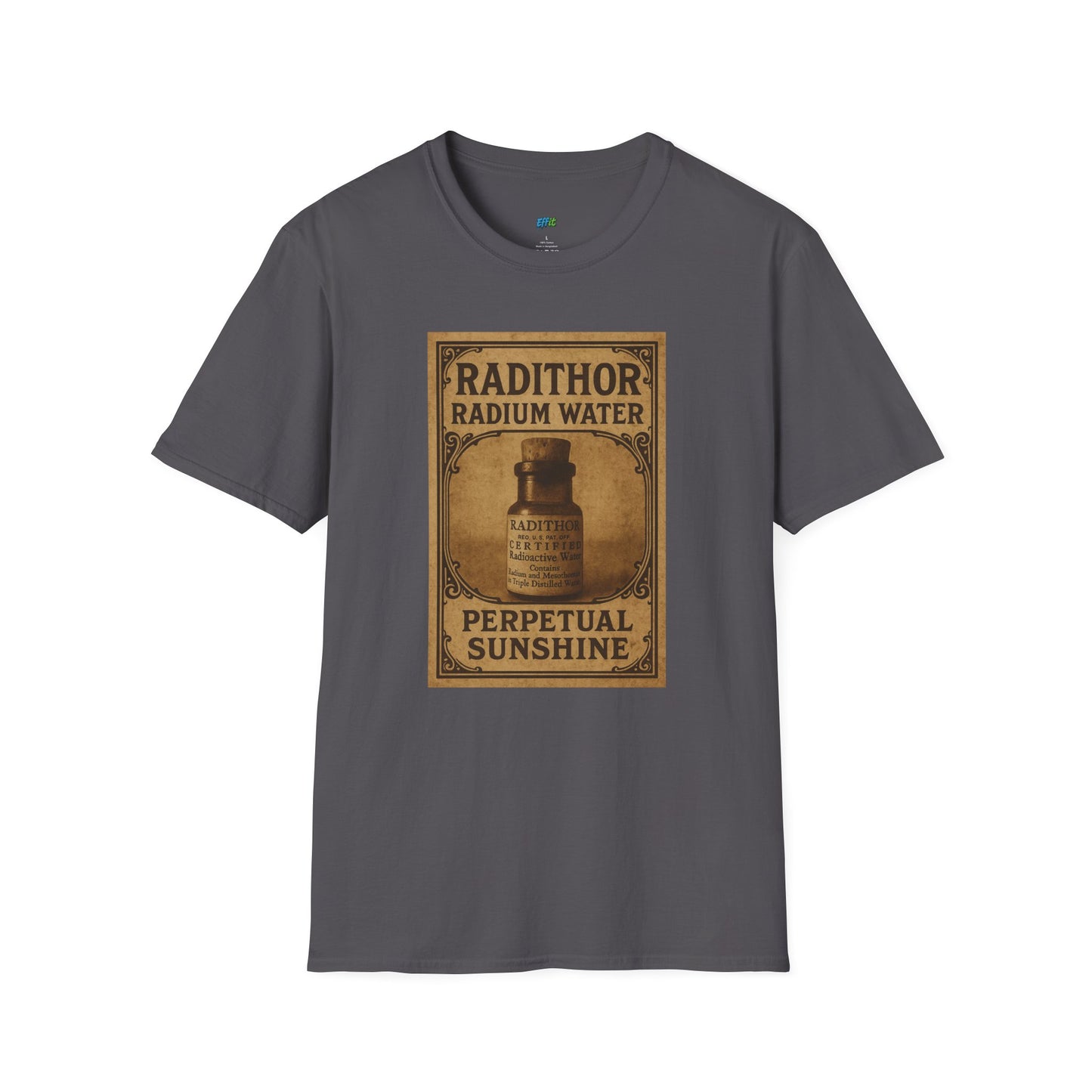Radithor Ad Humor Vintage Men's Basic T-Shirt