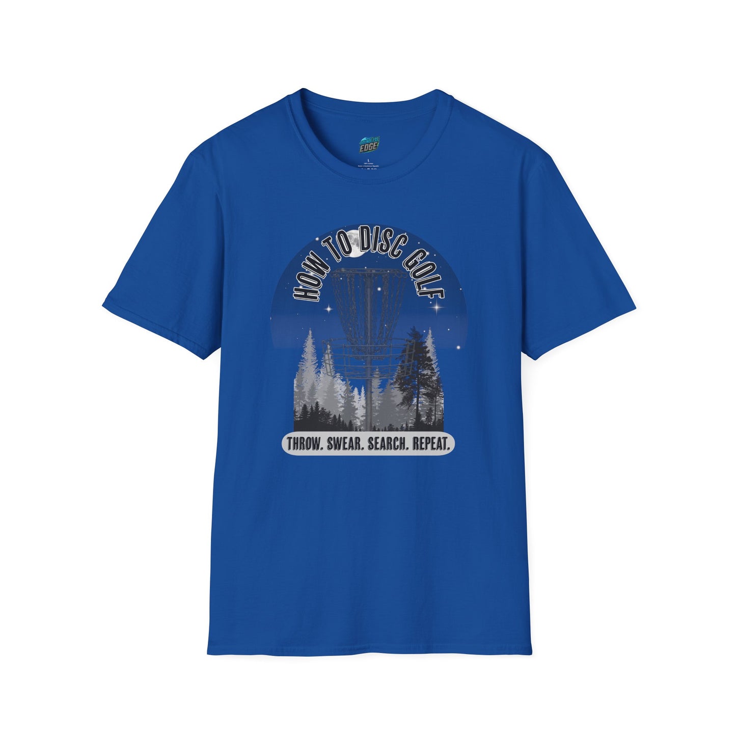 How to Disc Golf Humor Men's Basic Softstyle T-Shirt