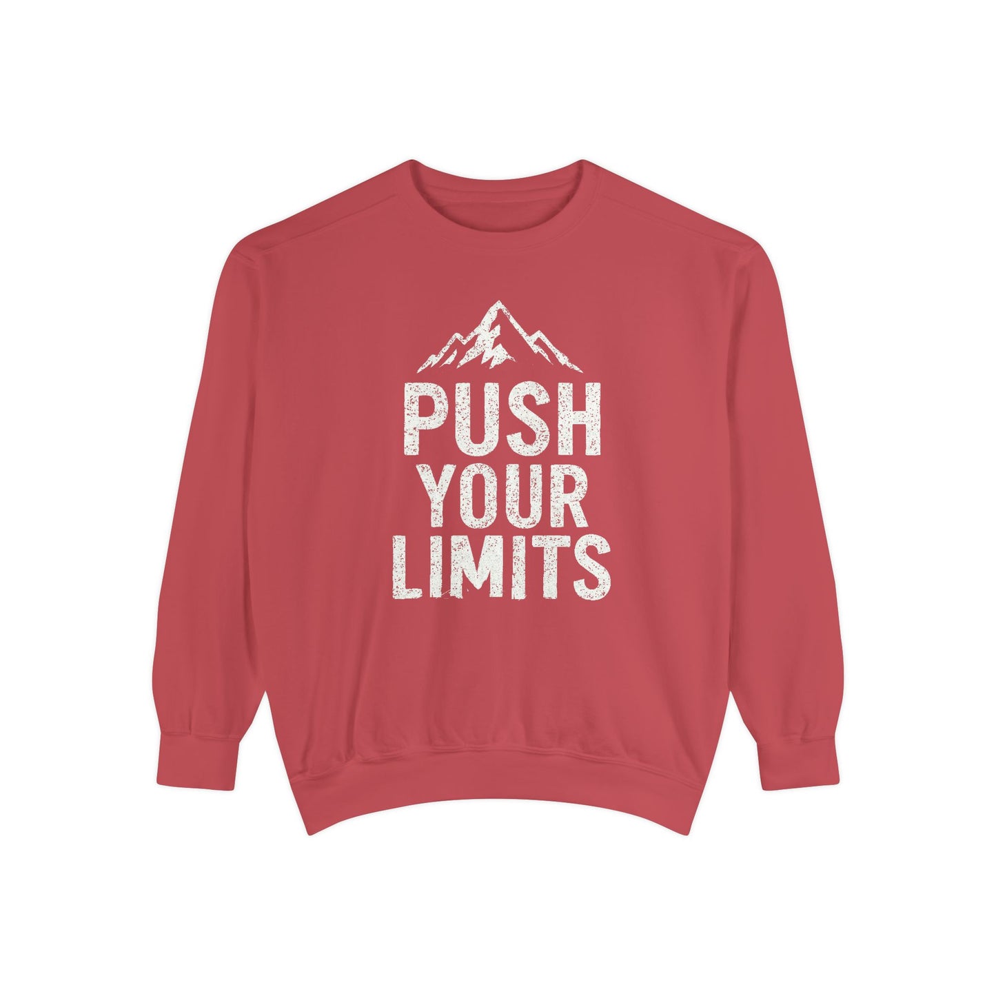 Push Your Limits Vintage Wash Women's Premium Crewneck Sweatshirt