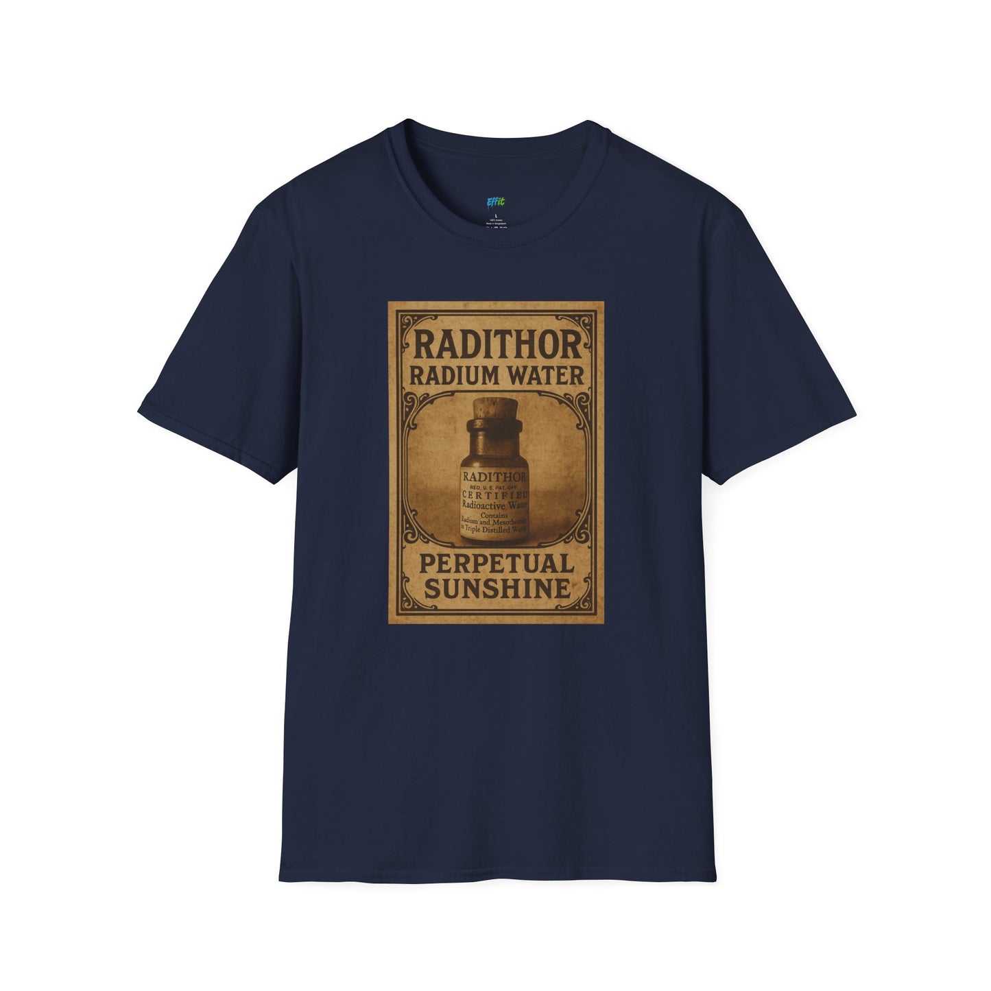 Radithor Ad Humor Vintage Men's Basic T-Shirt