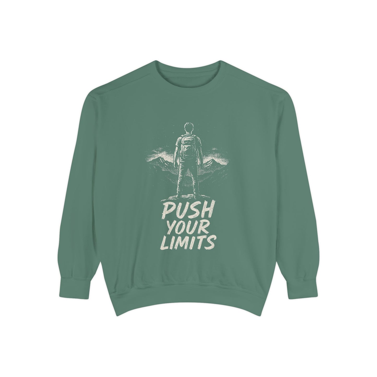 Summit Edition Push Your Limits Hiking Men's Premium Crewneck Sweatshirt