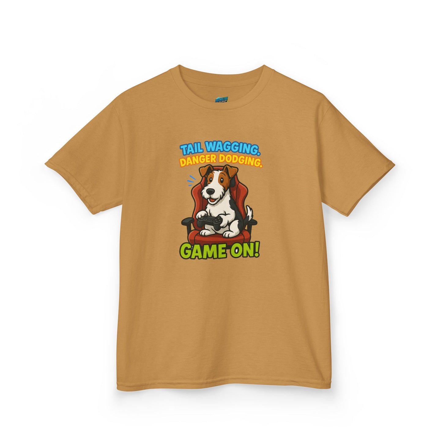 Game On... Playing with Danger Boys' Heavy Cotton T-Shirt