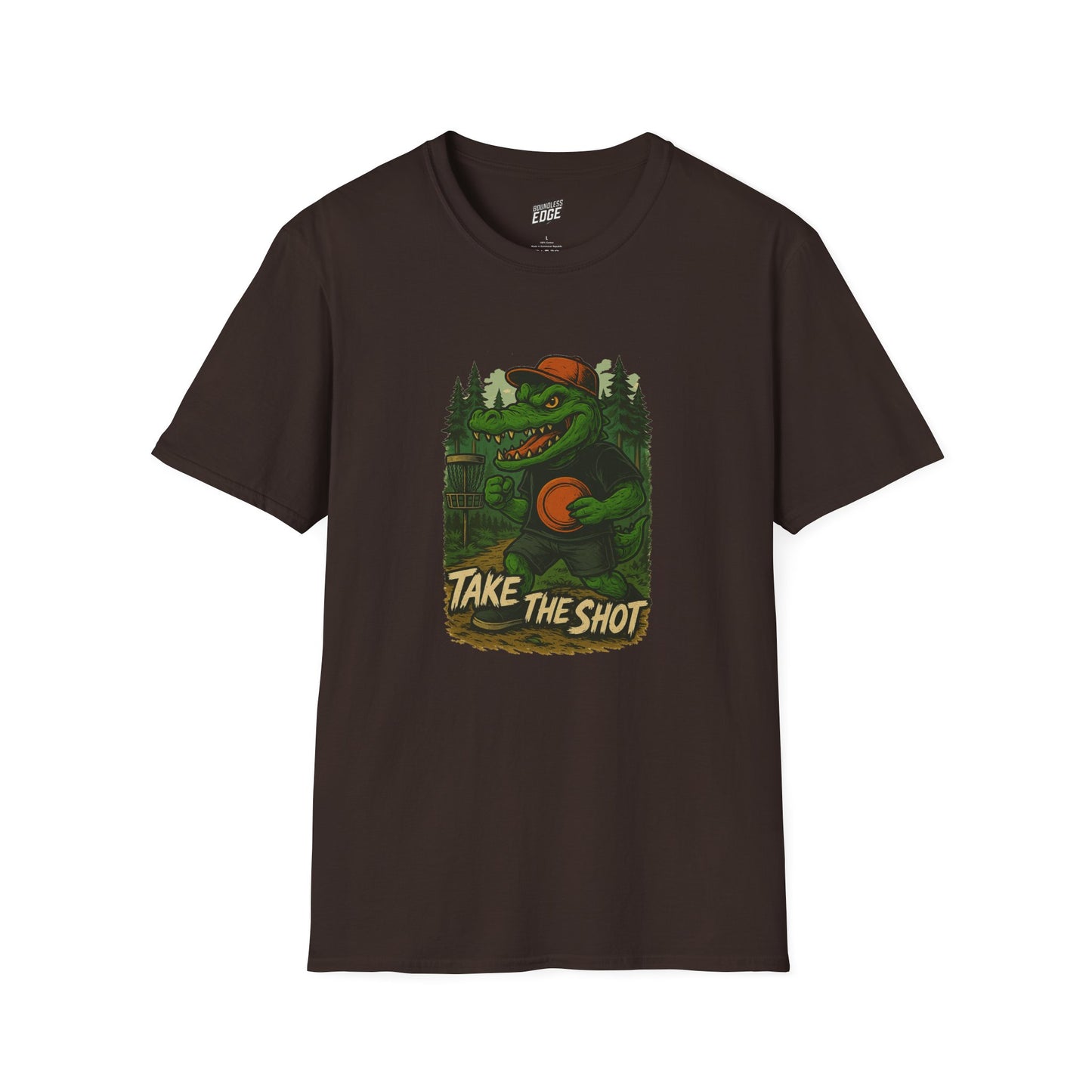 Take the Shot Disc Golf Gator Men's Basic T-Shirt
