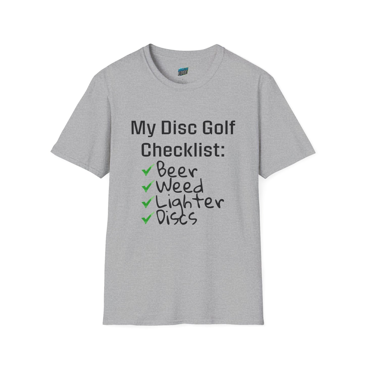 My Disc Golf Checklist Disc Golf Humor Men's Basic T-Shirt