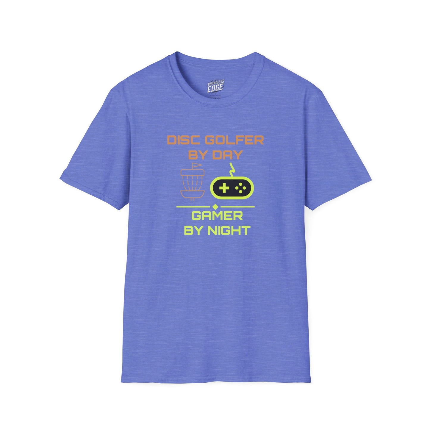 Disc Golf by Day, Gamer by Night Men's Basic T-Shirt