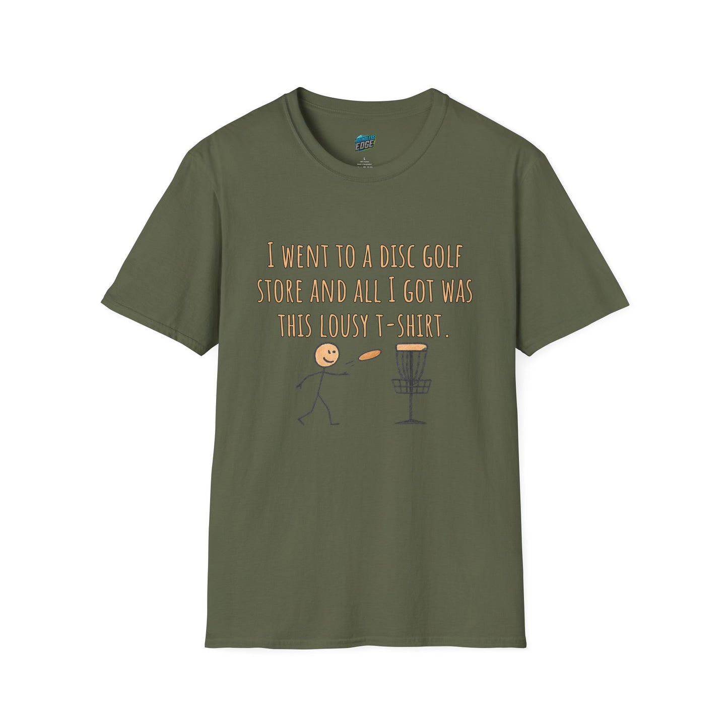 A Lousy T-Shirt Disc Golf Humor Men's Basic T-Shirt