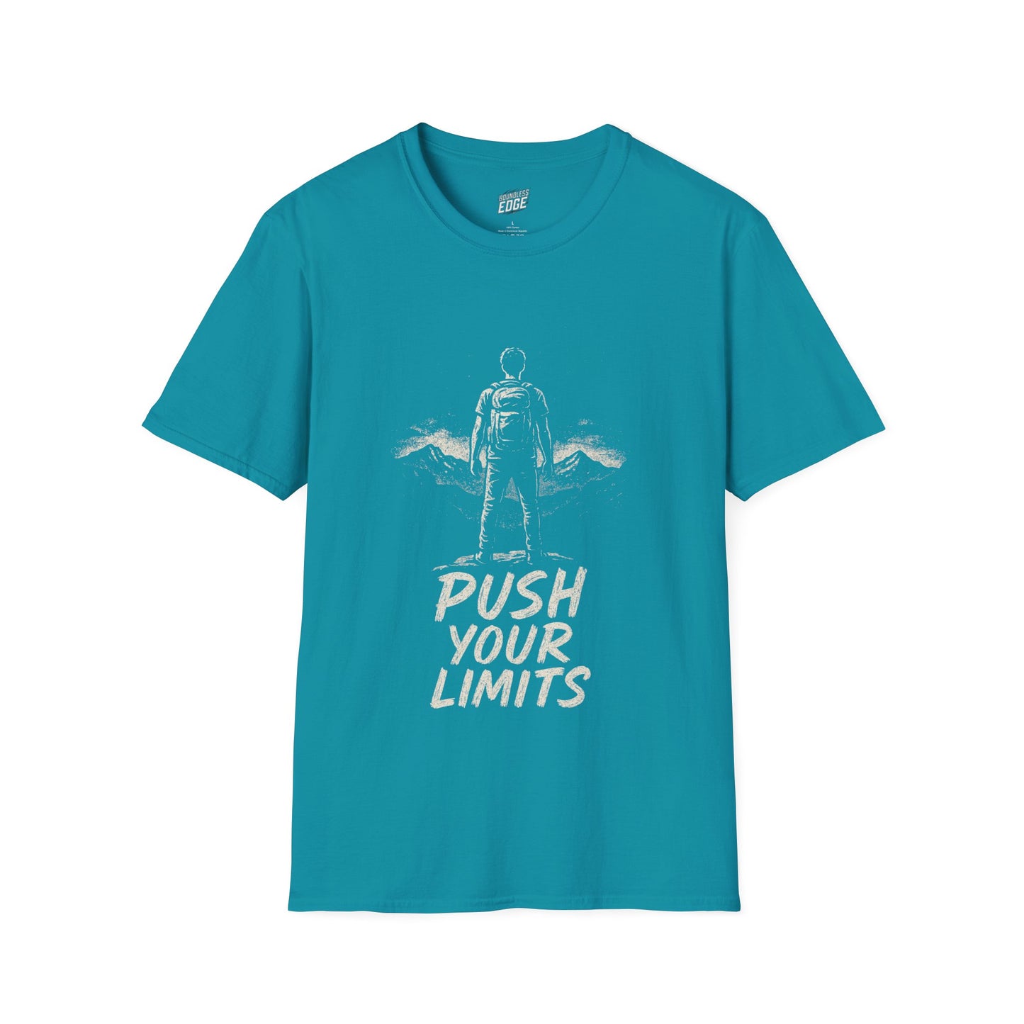 Summit Edition Push Your Limits Hiking Men's Basic T-Shirt