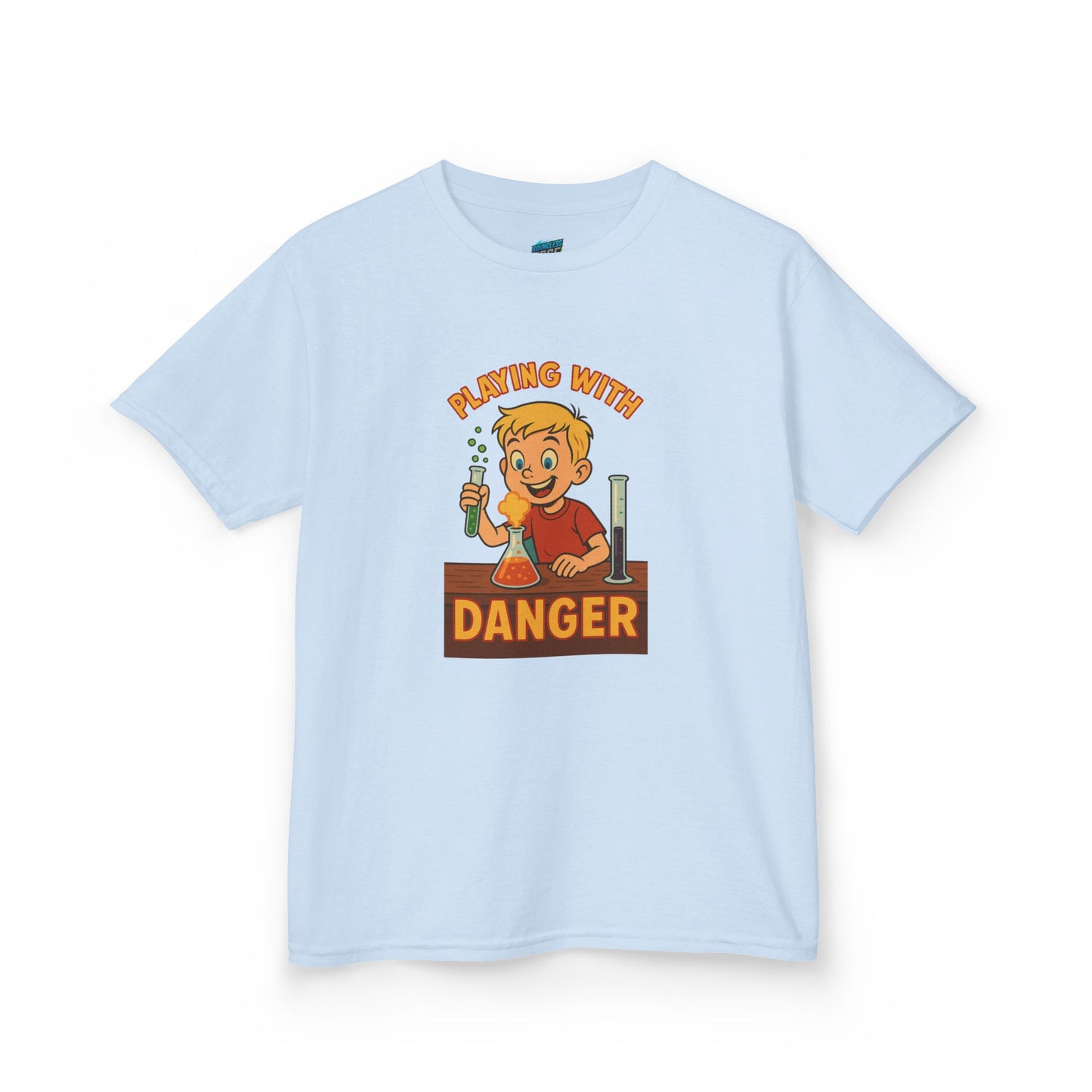 Playing with Danger Boys' Heavy Cotton T-Shirt
