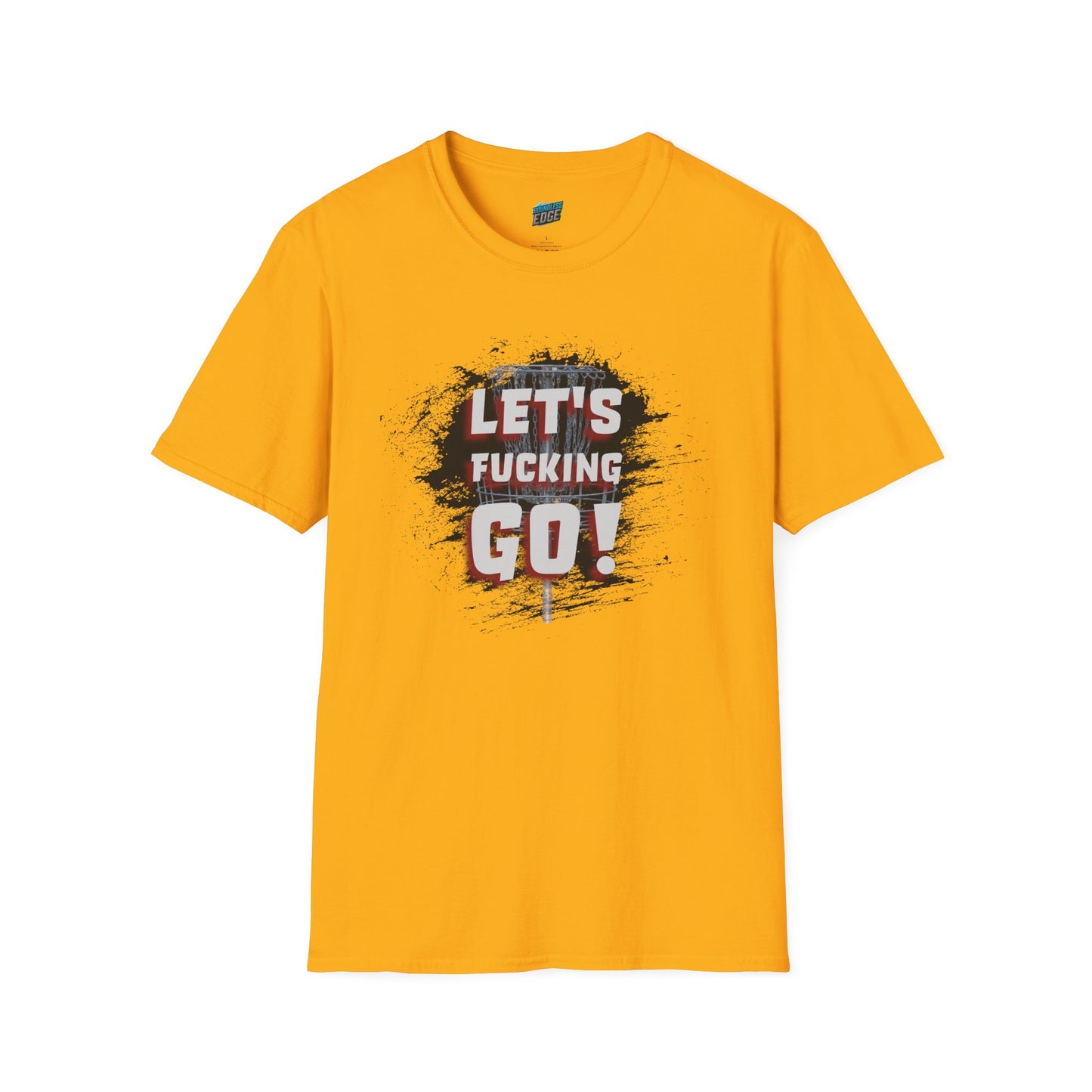 Let's F****** Go! Disc Golf Adult Humor Men's Basic Softstyle T-Shirt