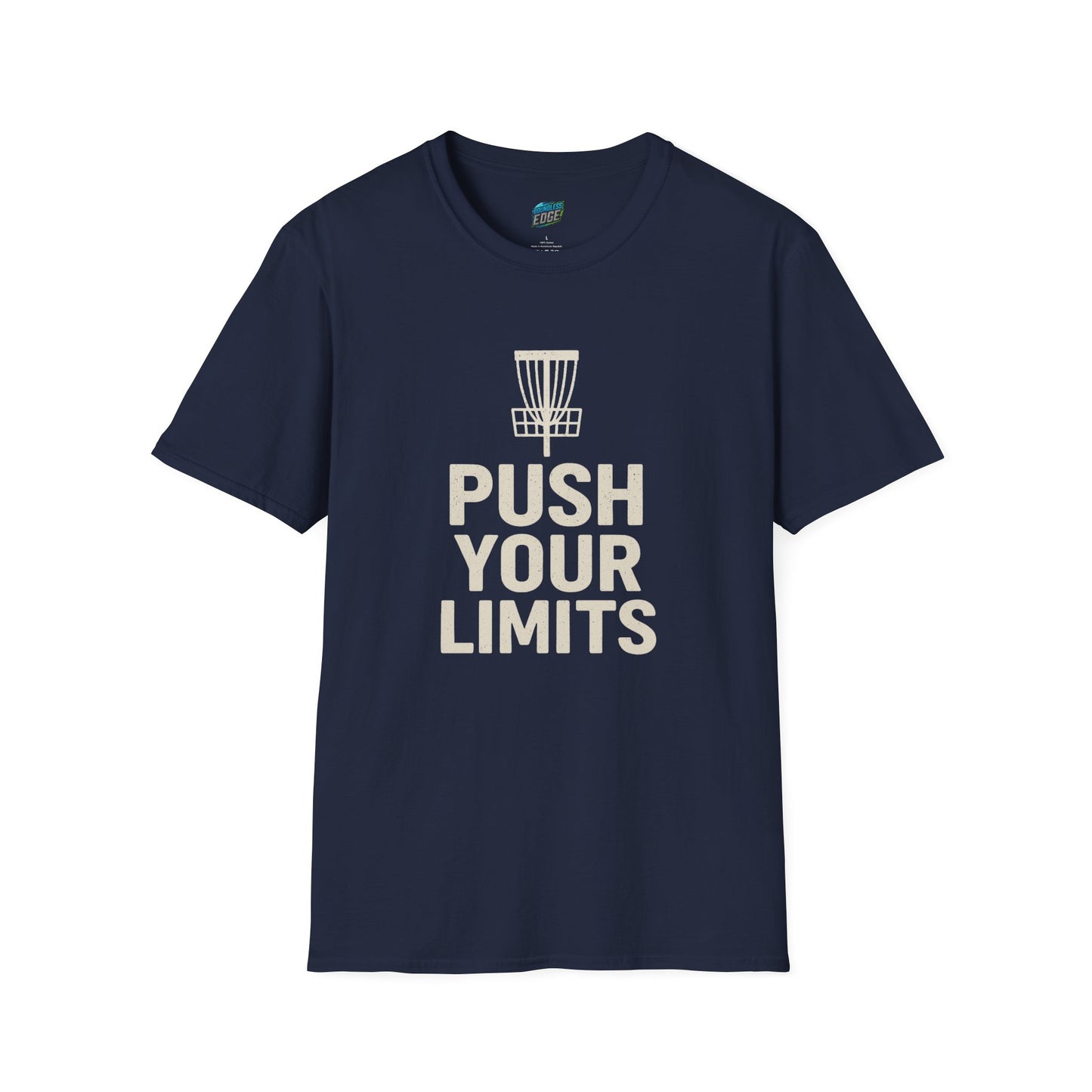 Push Your Limits Disc Golf Men's Basic T-Shirt