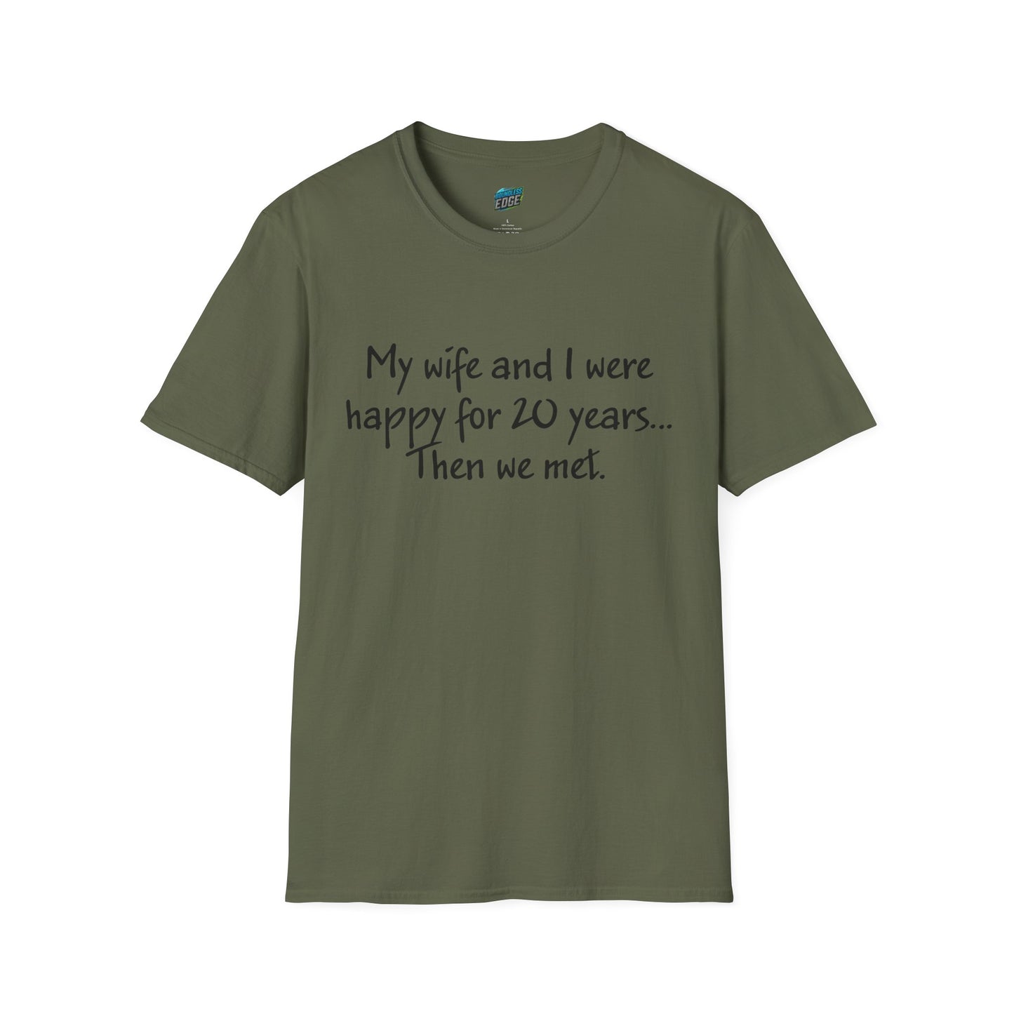 Wife Joke Dad Joke Humor Men's Basic T-Shirt