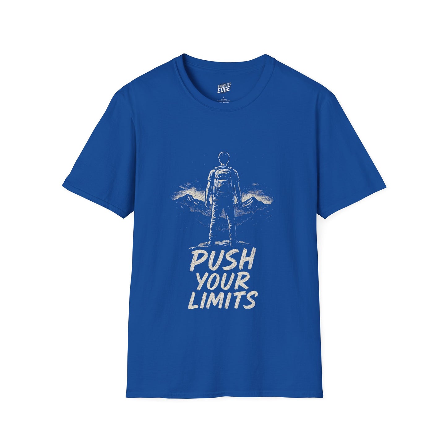 Summit Edition Push Your Limits Hiking Men's Basic T-Shirt