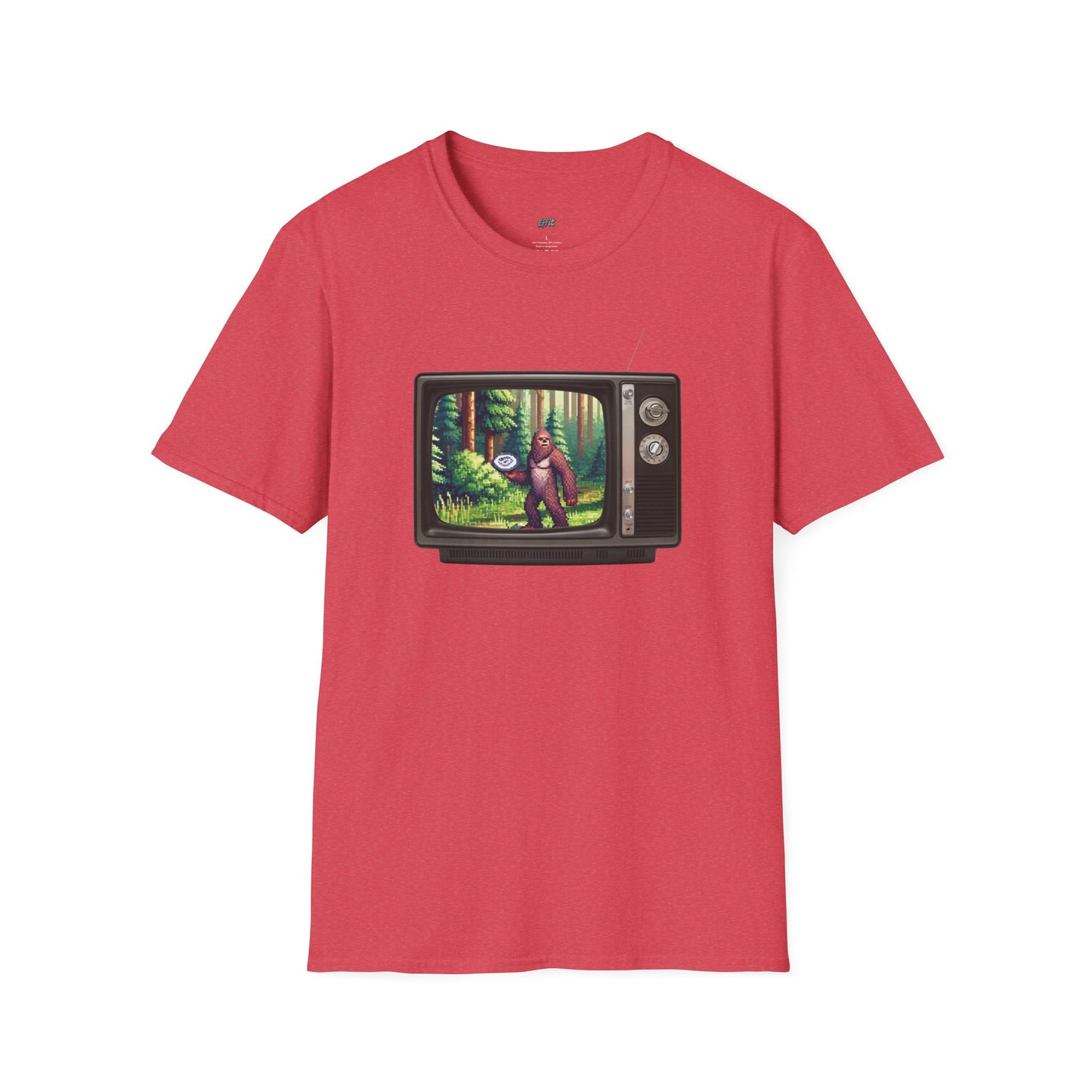 TV Video Game Sasquatch Disc Golf Men's Basic T-Shirt