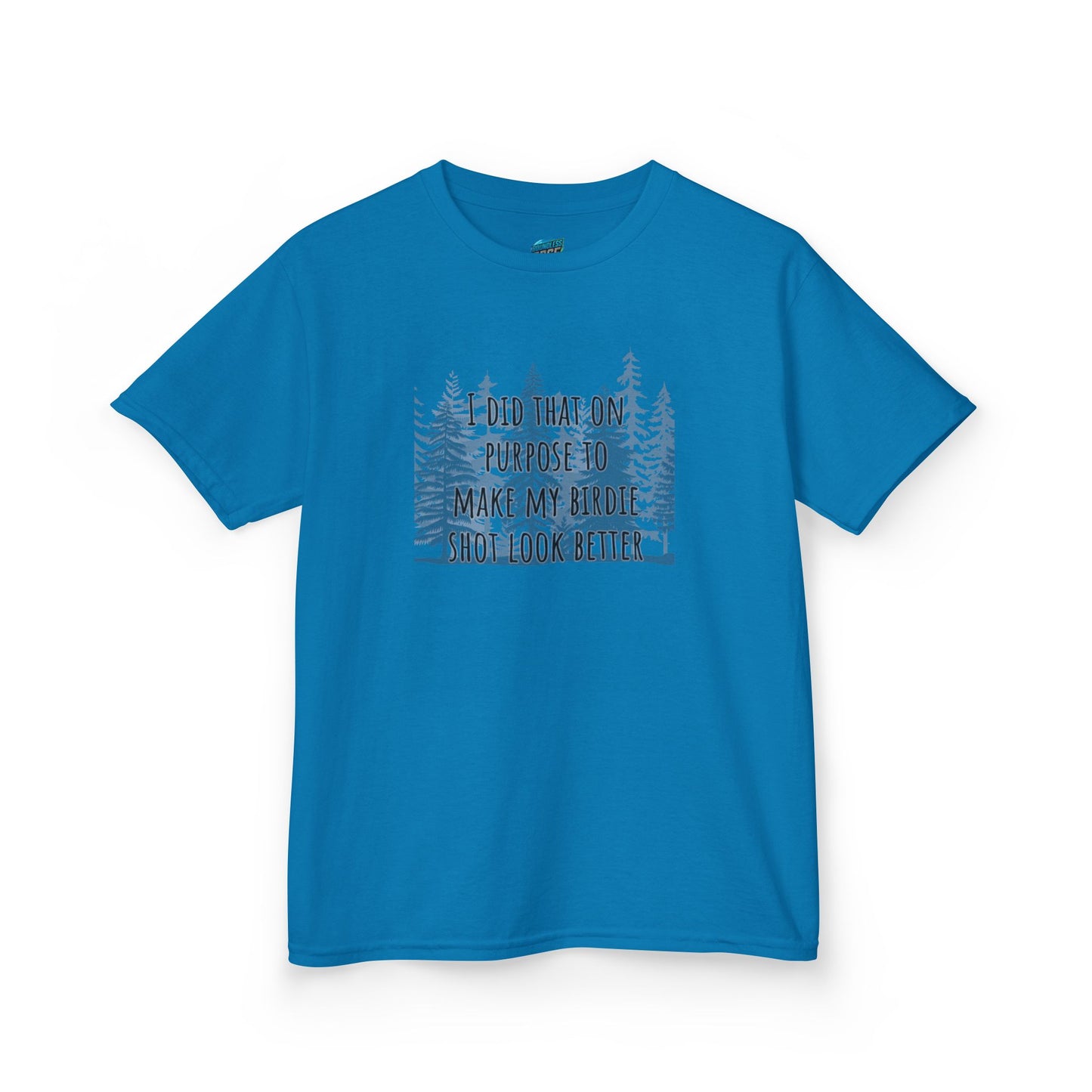 I Did That On Purpose... Disc Golf Humor Boys' Heavy Cotton T-Shirt