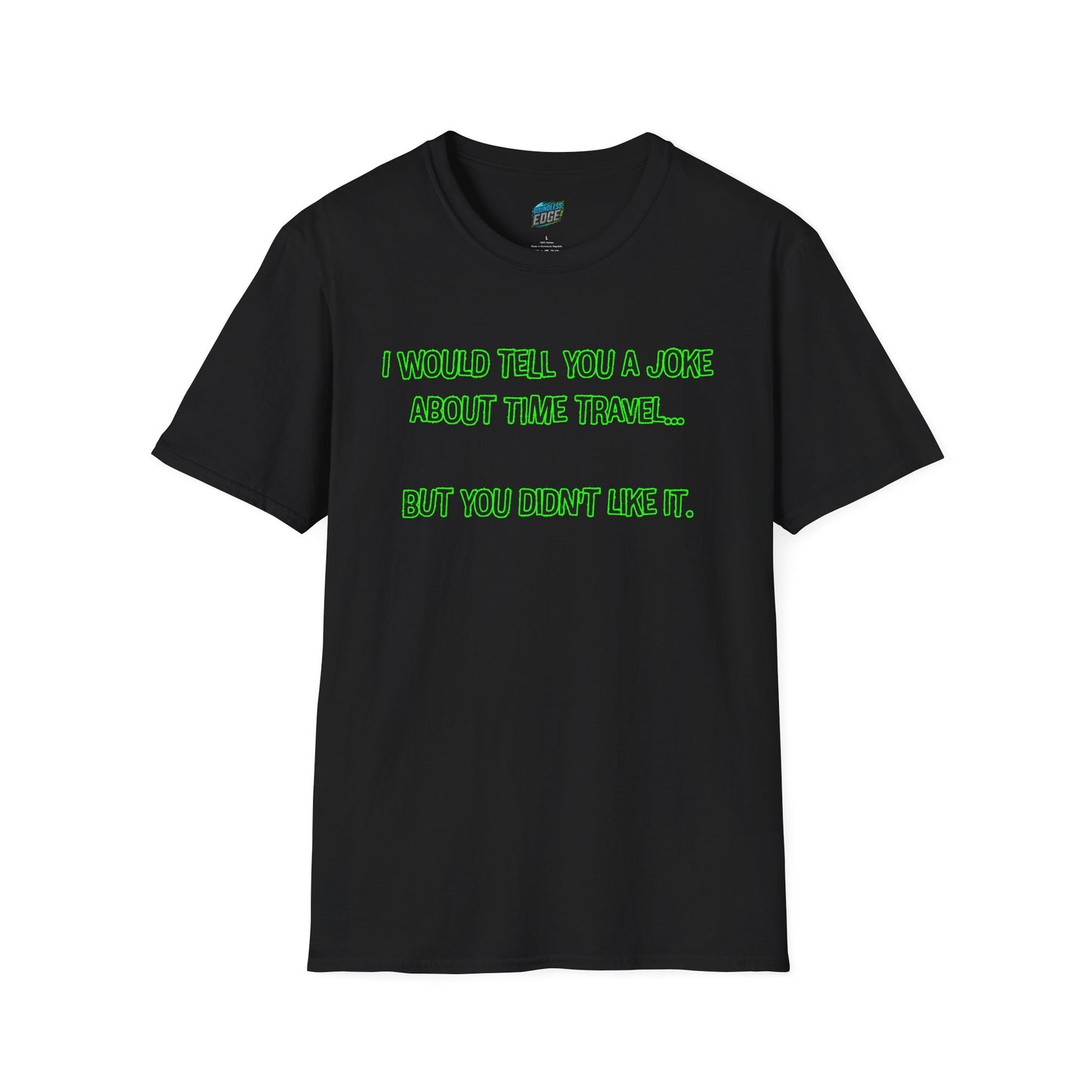 Time Travel Joke Dad Joke Humor Men's Basic T-Shirt