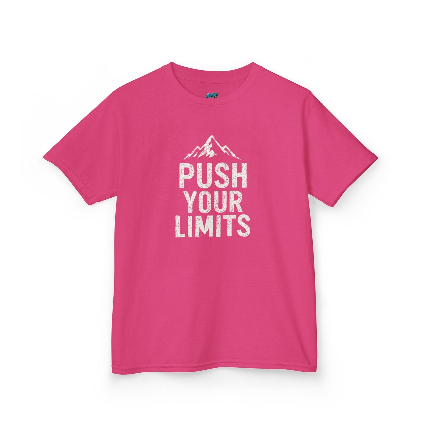 Push Your Limits Hiking Mountain Girls' Heavy Cotton T-Shirt