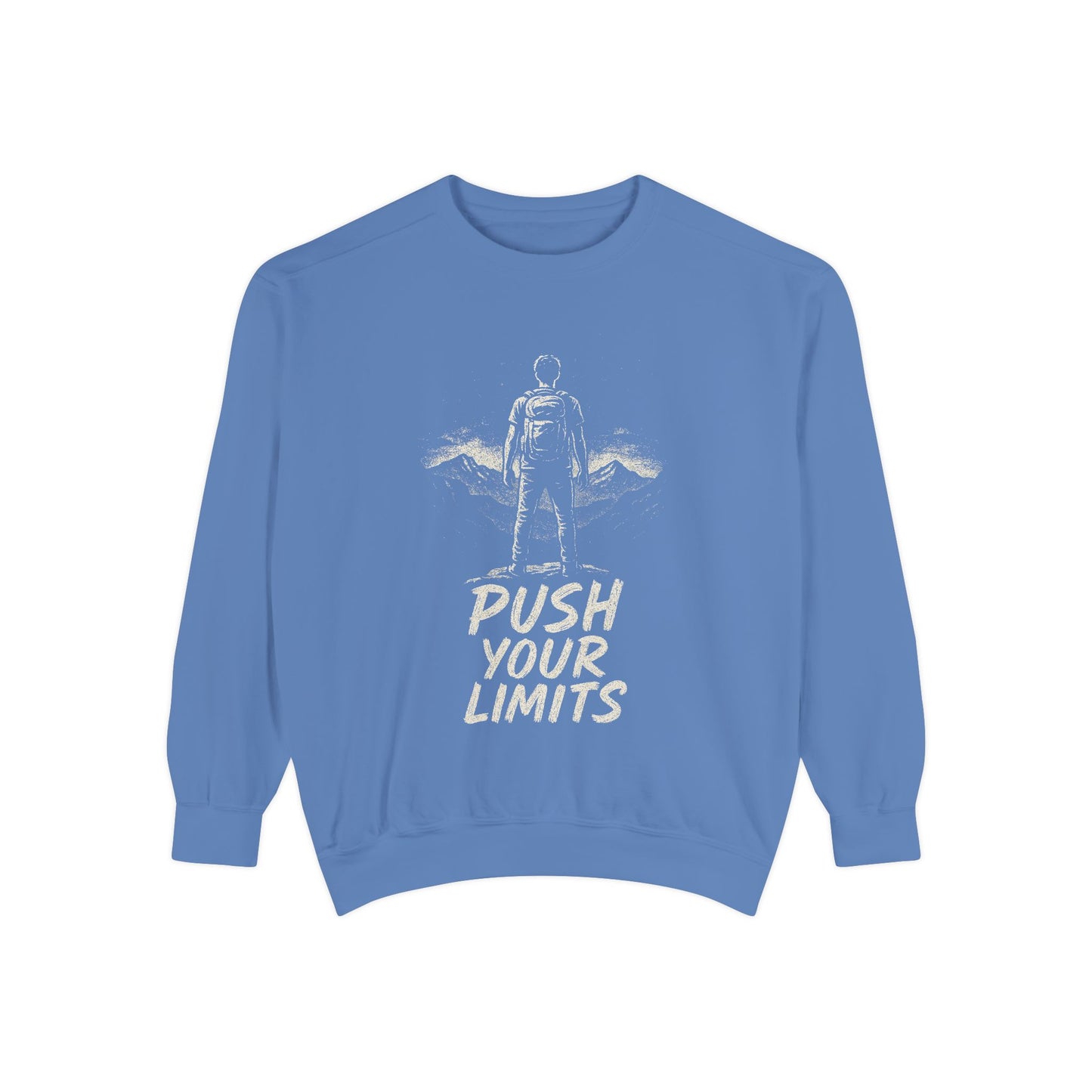 Summit Edition Push Your Limits Hiking Men's Premium Crewneck Sweatshirt