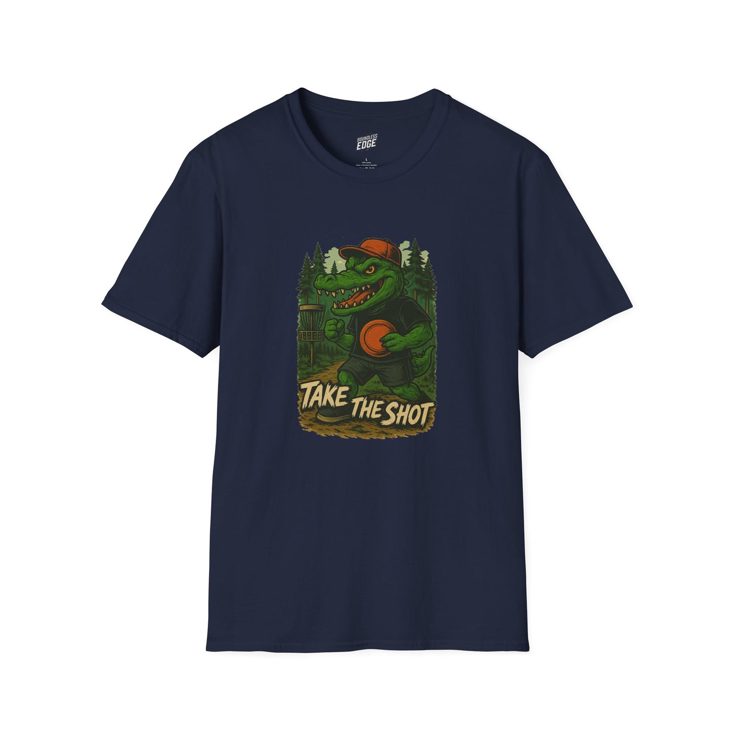 Take the Shot Disc Golf Gator Men's Basic T-Shirt