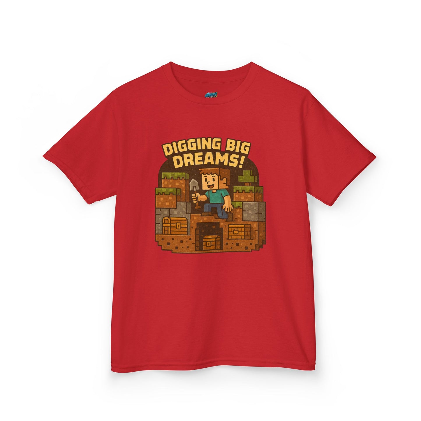 Digging Big Dreams Playing with Danger Boys' Heavy Cotton T-Shirt