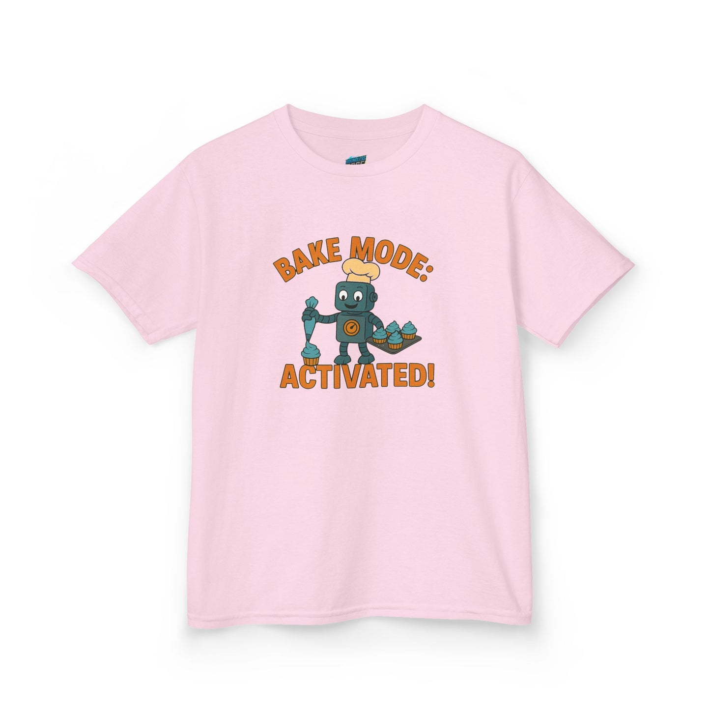 Bake Mode: Activated Playing with Danger Boys' Heavy Cotton T-Shirt