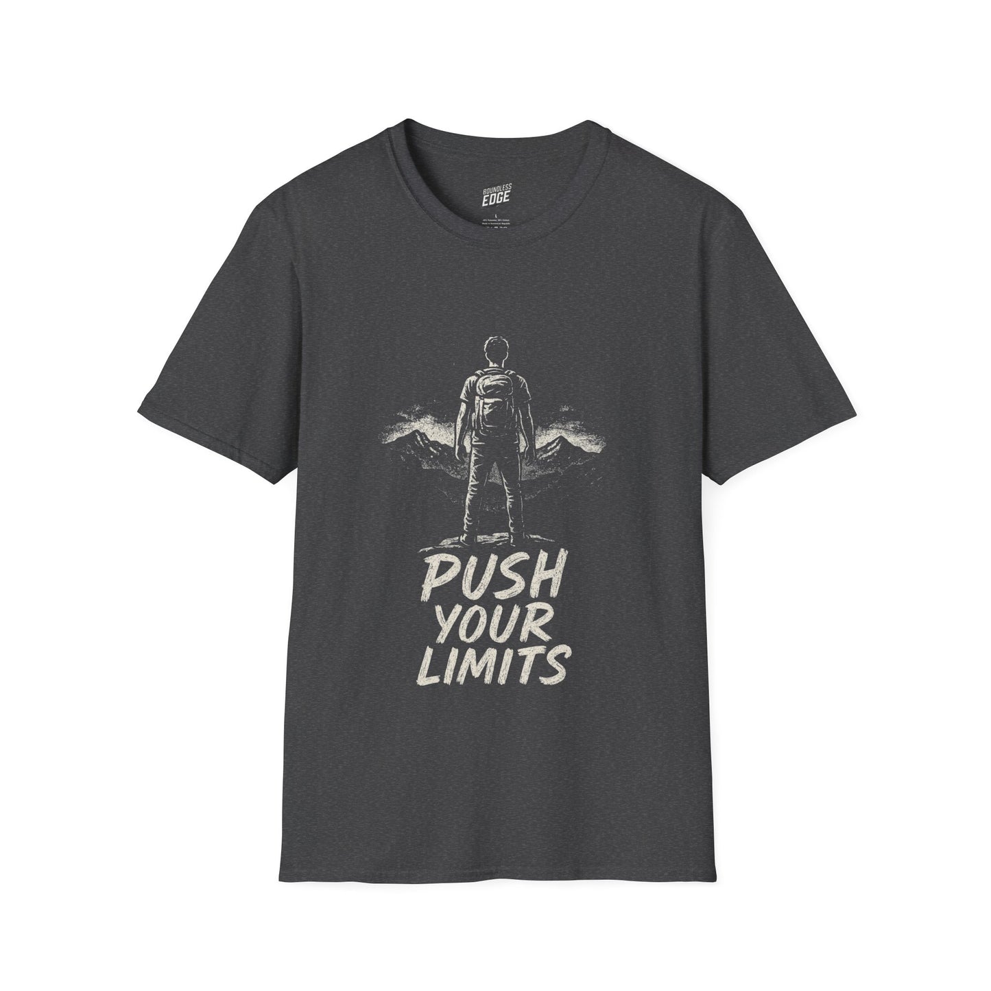 Summit Edition Push Your Limits Hiking Men's Basic T-Shirt