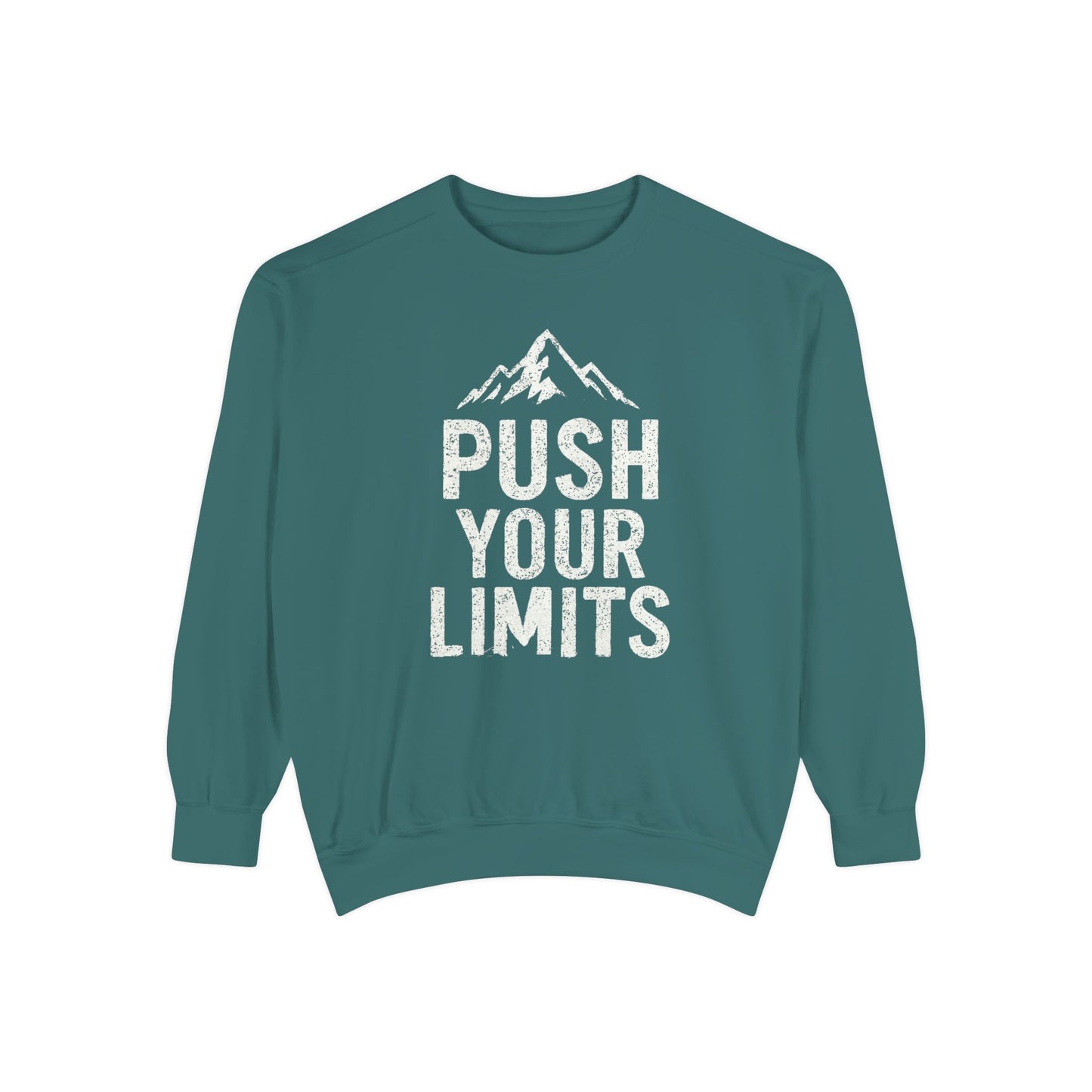 Push Your Limits Vintage Wash Women's Premium Crewneck Sweatshirt