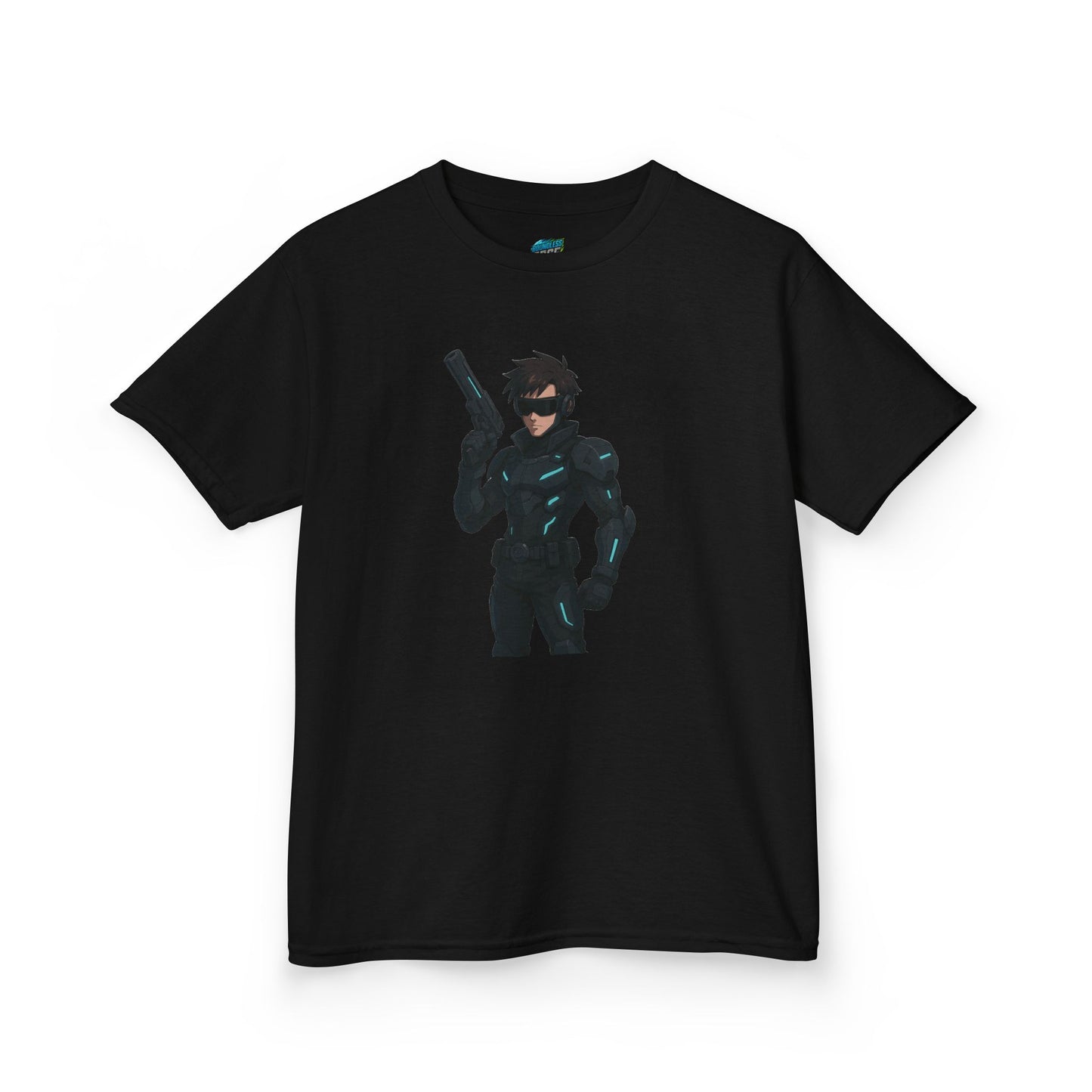 Cyber Agent Anime Boys' Heavy Cotton T-Shirt
