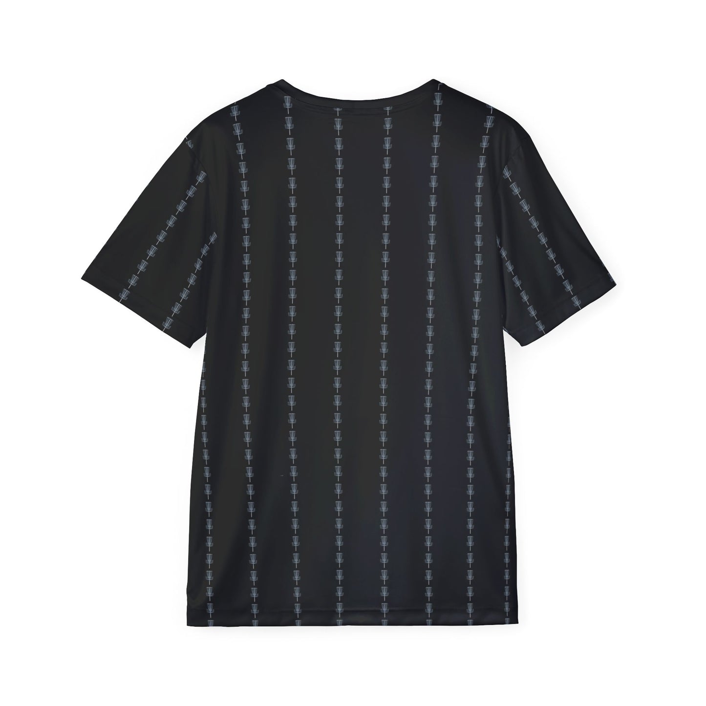Disc Golf Basket Pin Stripes Men's Jersey Premium T-Shirt