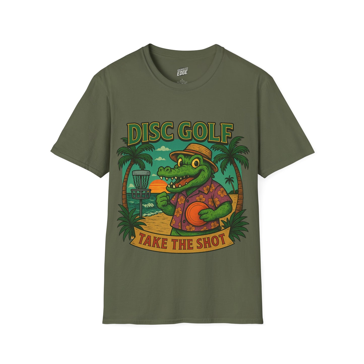 Gator Vibes Disc Golf Edition Men's Basic T-Shirt (Take the Shot)