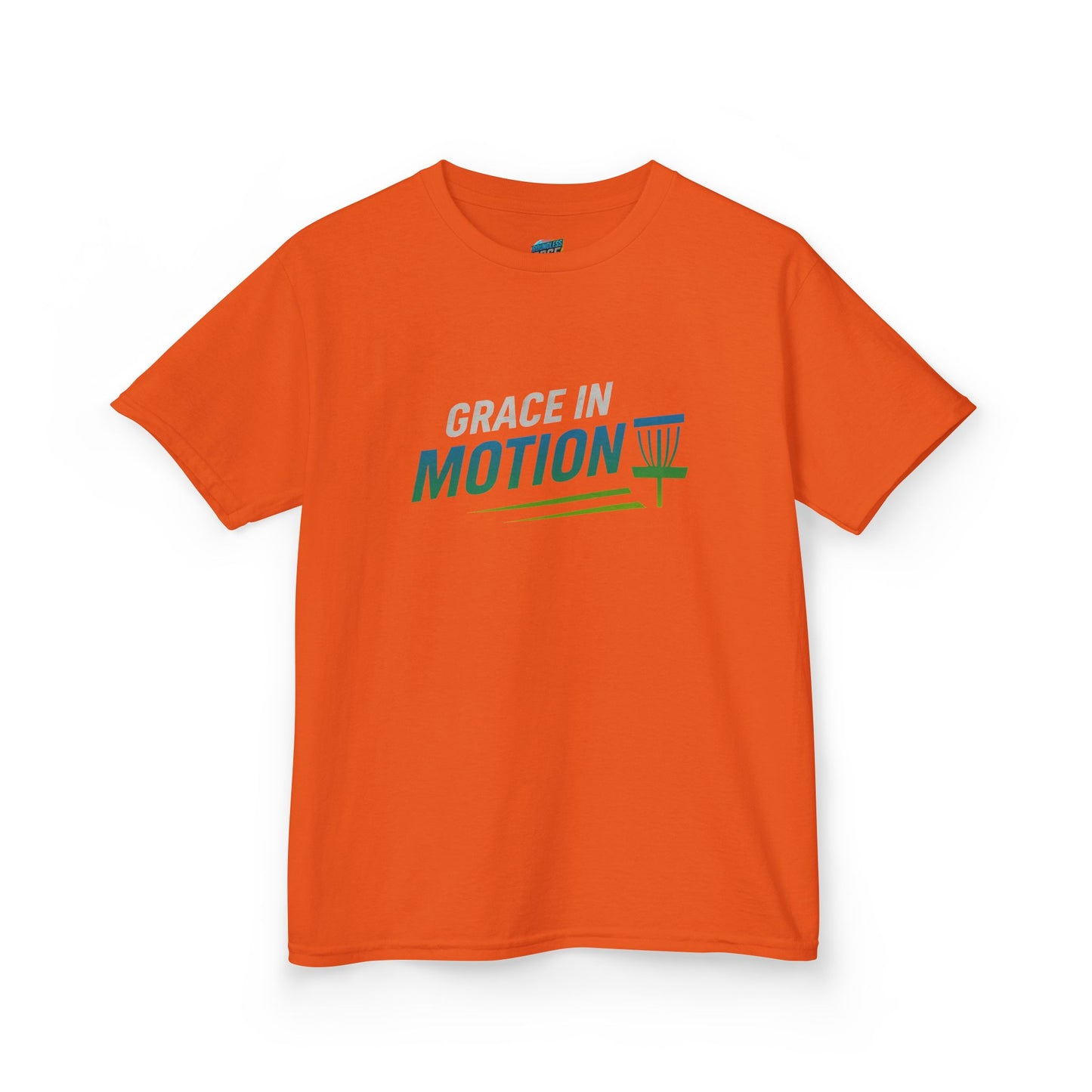 Grace in Motion Disc Golf Girls' Heavy Cotton T-Shirt