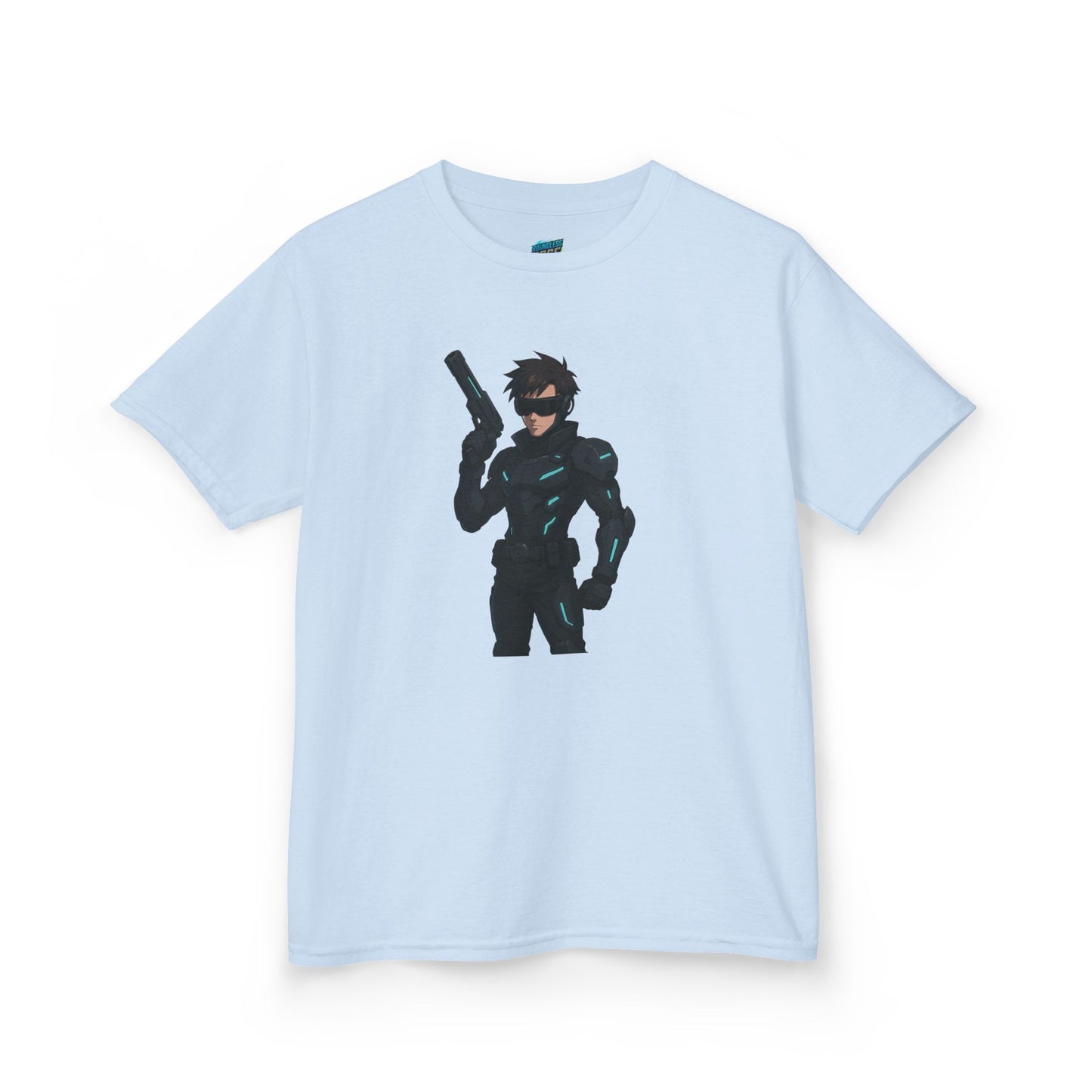 Cyber Agent Anime Boys' Heavy Cotton T-Shirt