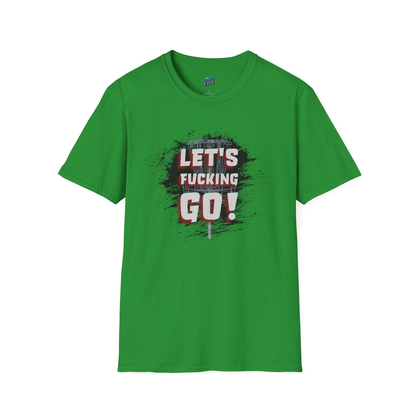 Let's F****** Go! Disc Golf Adult Humor Men's Basic Softstyle T-Shirt