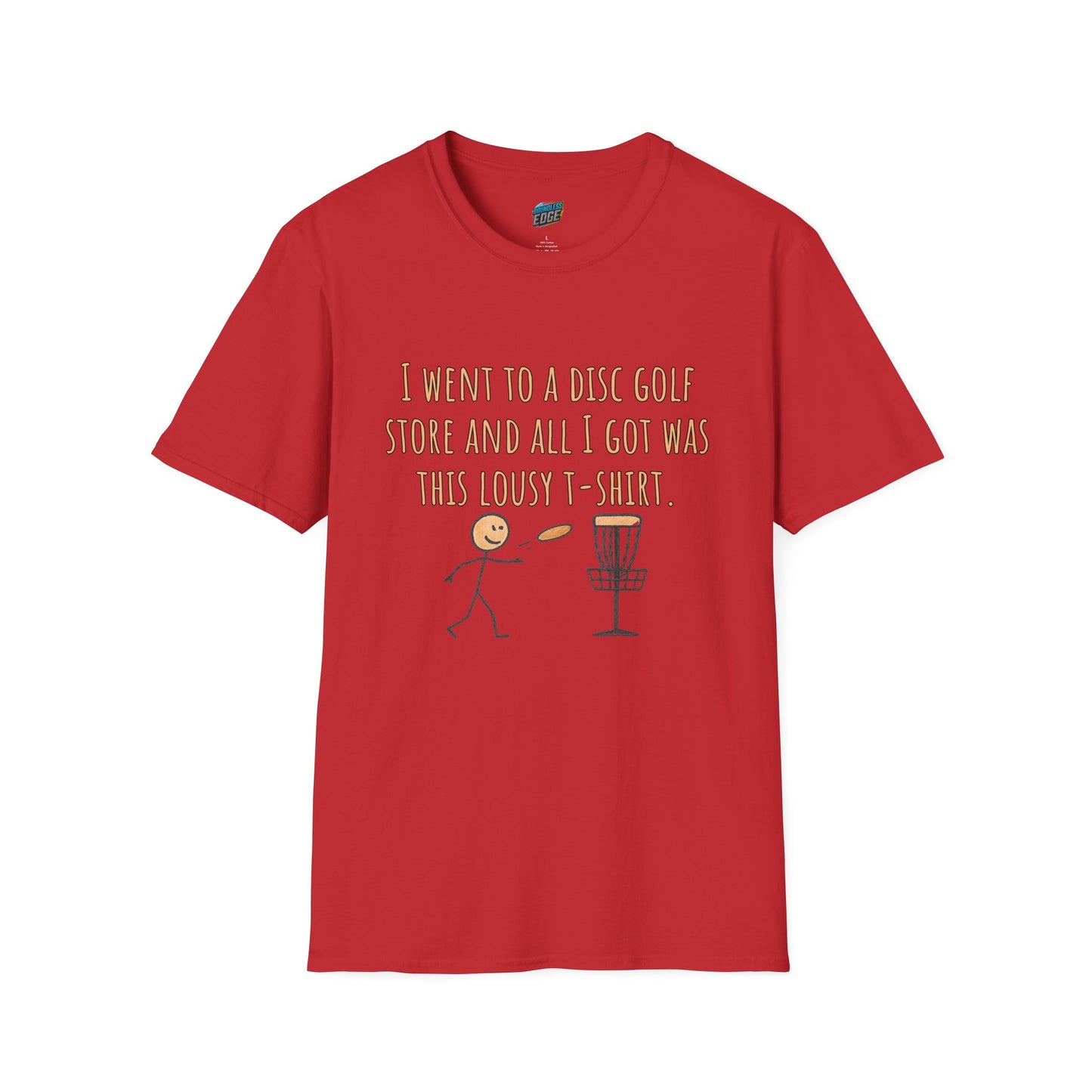 A Lousy T-Shirt Disc Golf Humor Men's Basic T-Shirt