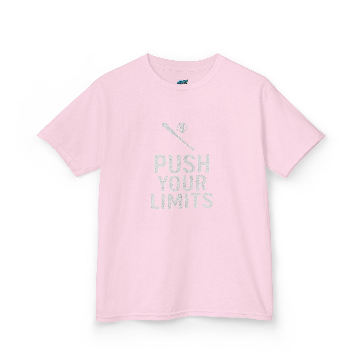 Push Your Limits Baseball Boys' Heavy Cotton T-Shirt