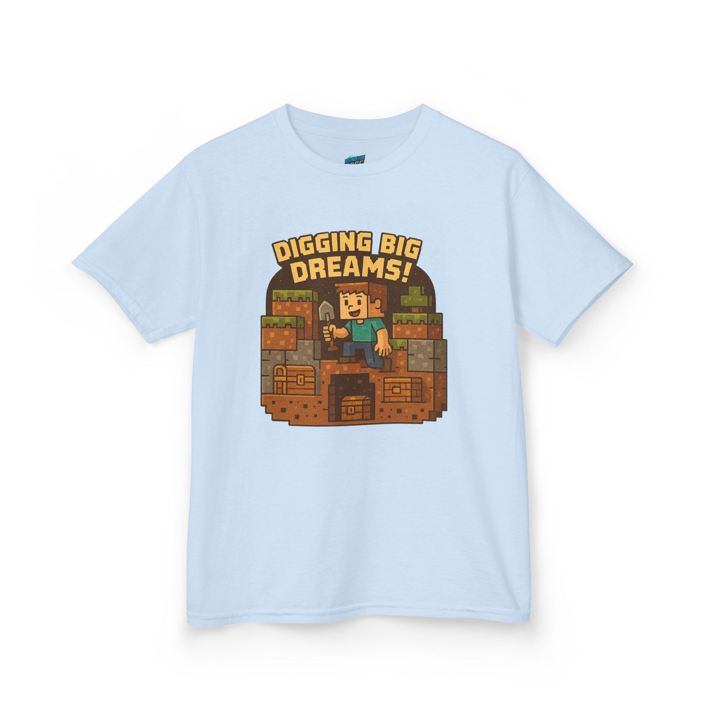 Digging Big Dreams Playing with Danger Boys' Heavy Cotton T-Shirt