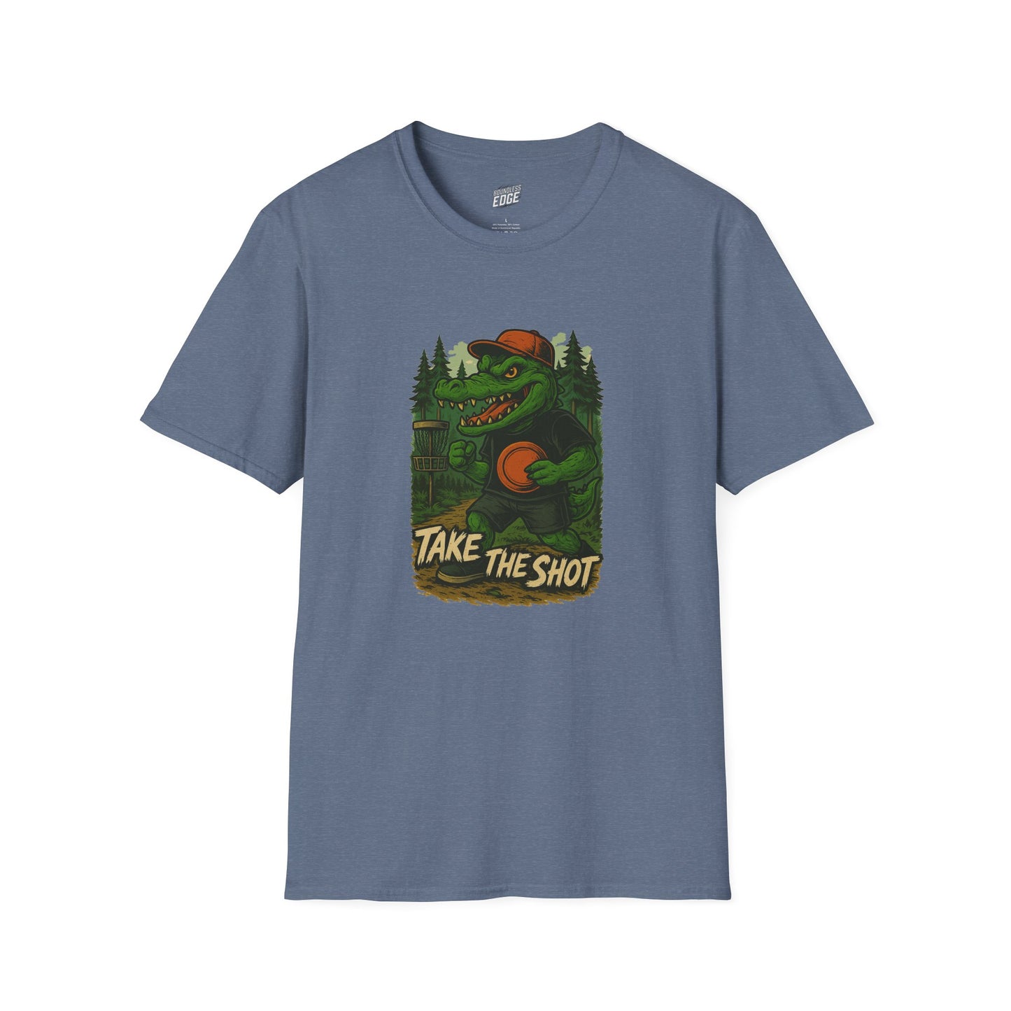 Take the Shot Disc Golf Gator Men's Basic T-Shirt