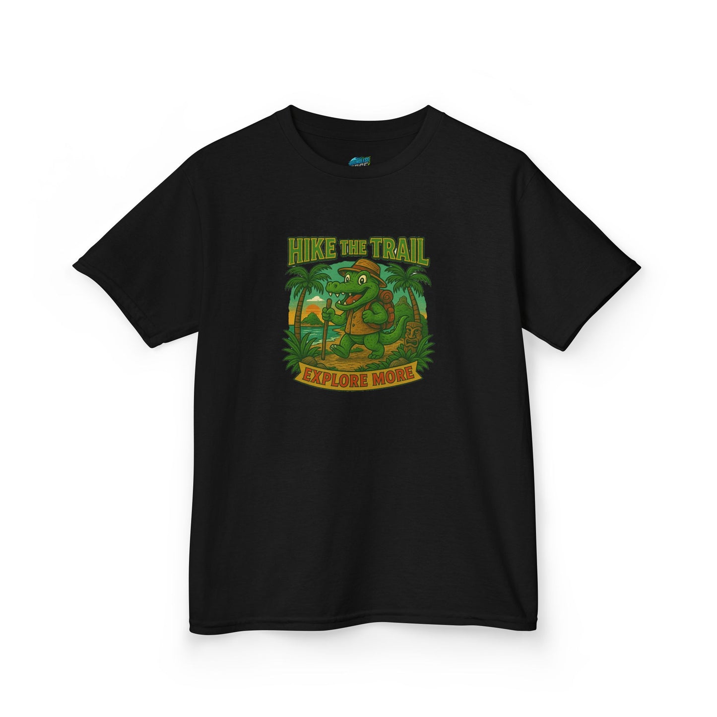 Hike the Trail Gator Hiking Boys' Heavy Cotton T-Shirt